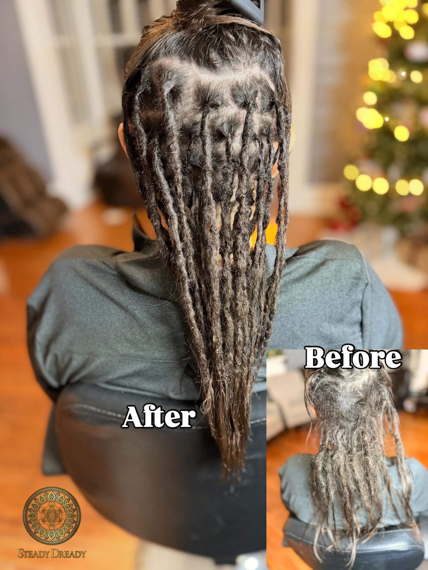 A little fixer upper.🧚🏼🛠️🪄

#loctician #locs #dreadlocks #travelingloctician #locjourney