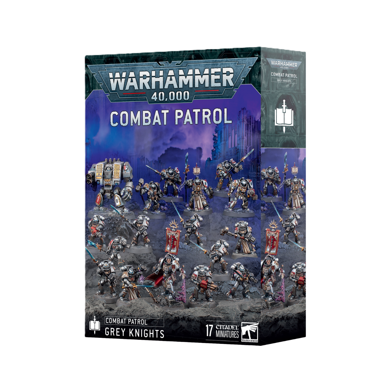 Combat Patrol: Grey Knights box with Castellan Crowe, Strike Squad, Terminators and Venerable Dreadnought