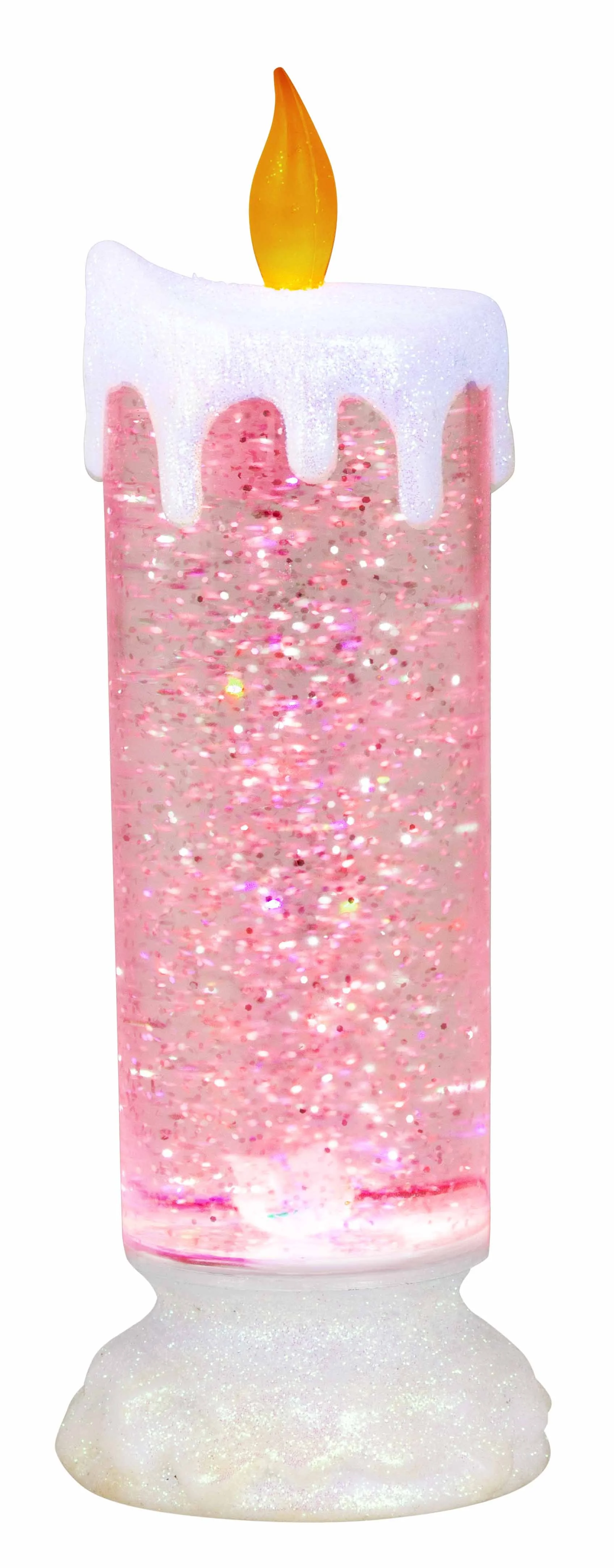 Glitter Swirl Candle Colour Change
