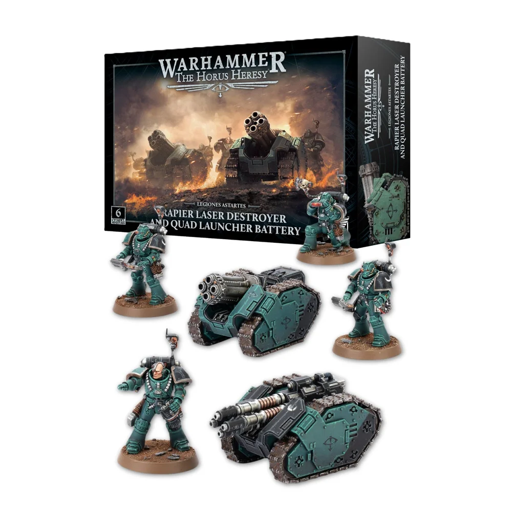 Produktbild von GAMES WORKSHOP 31-104 Rapier Laser Destroyer And Quad Launcher Battery, Wargames And Miniatures - Warhammer - Horus