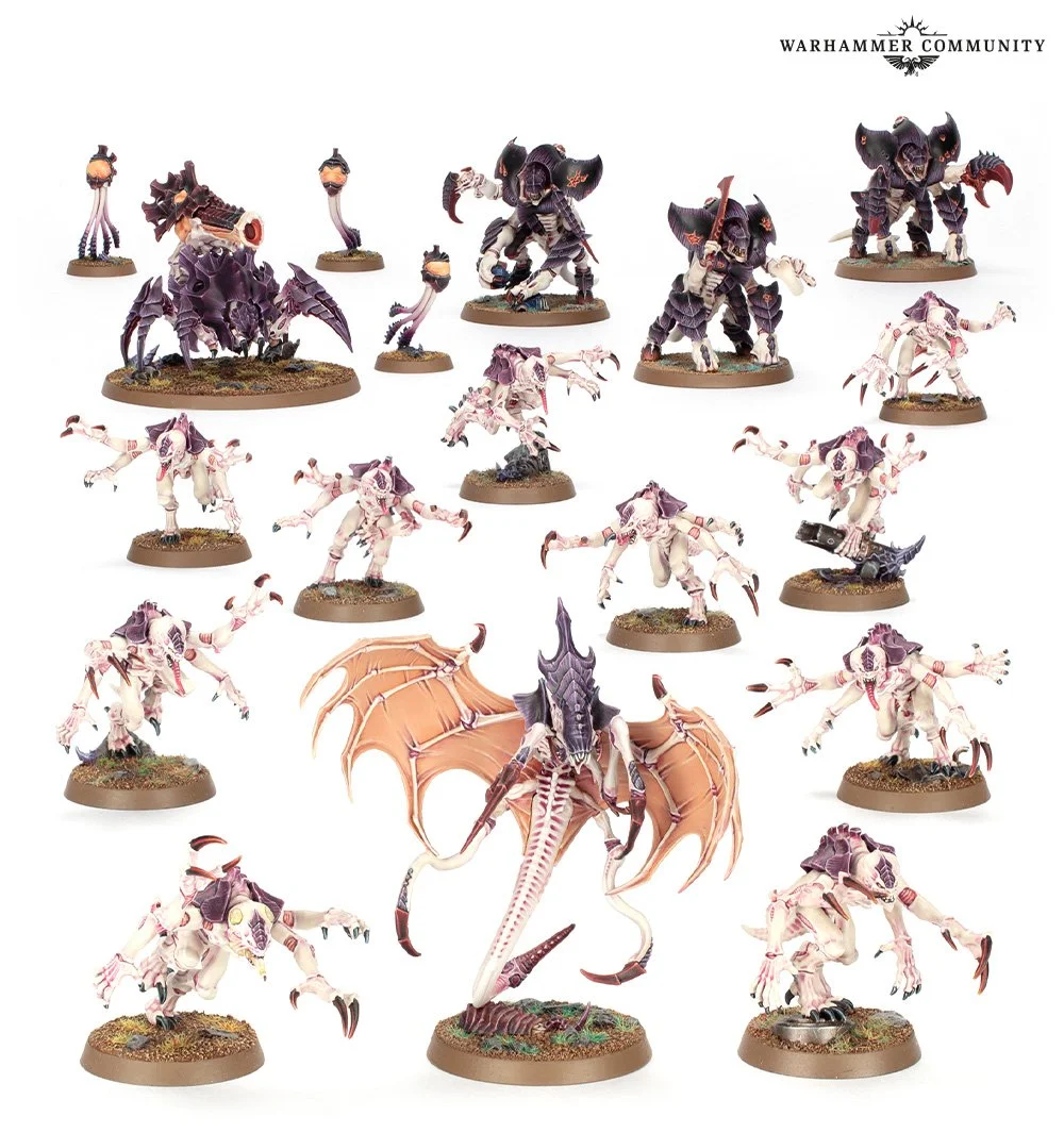 Combat Patrol: Tyranid Assault Brood box with Parasite of Mortrex, Genestealers, Tyrant Guard, and Biovore