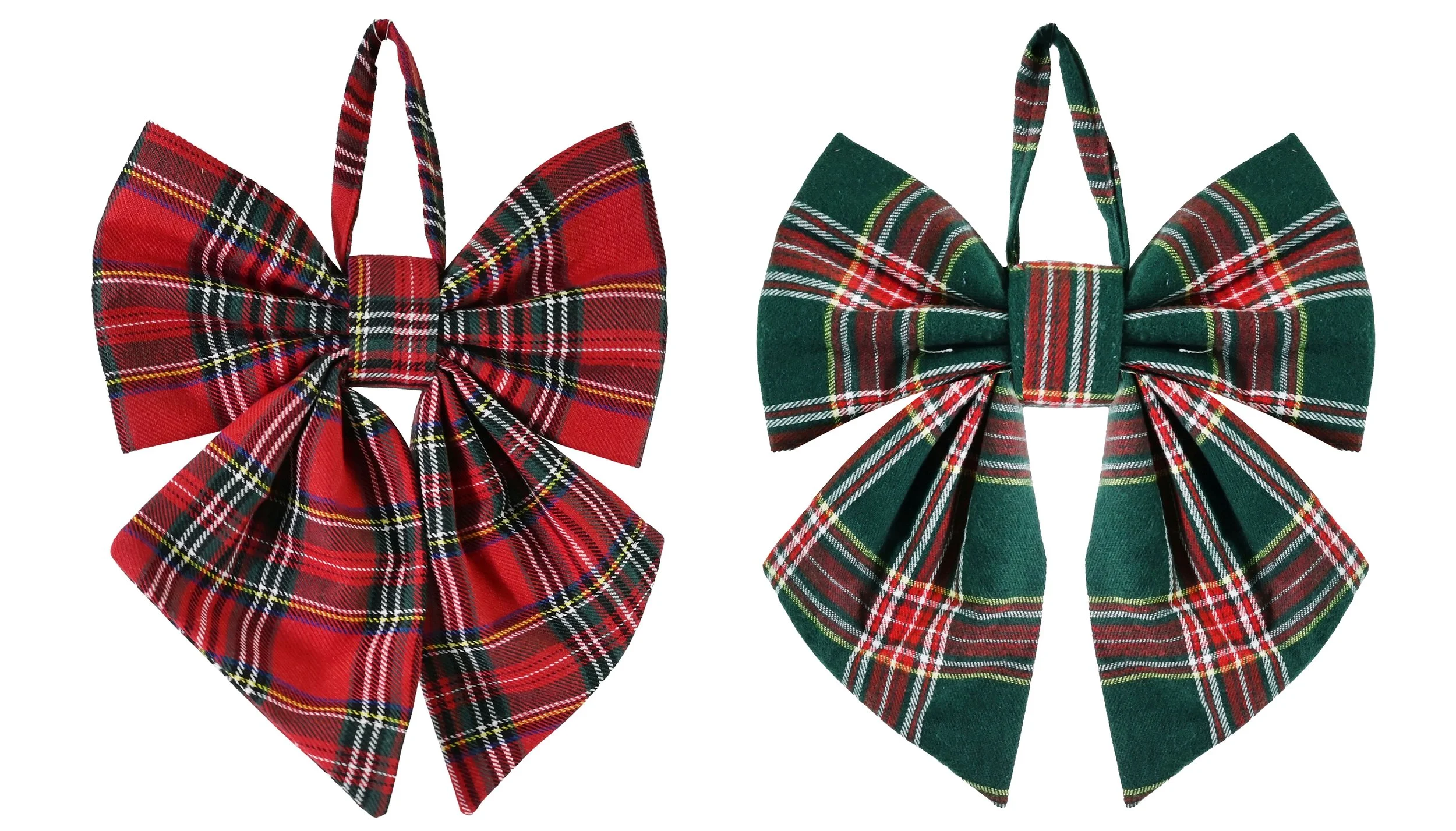 Highland Tartan Hanging Bow Assorted