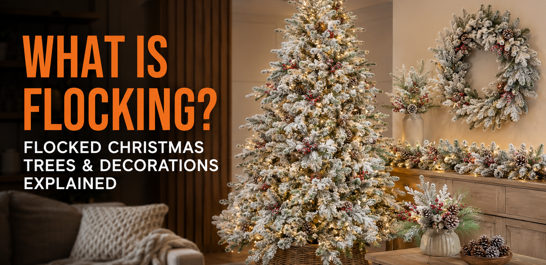 What the Flock? Flocked Christmas Trees and Decorations Explained