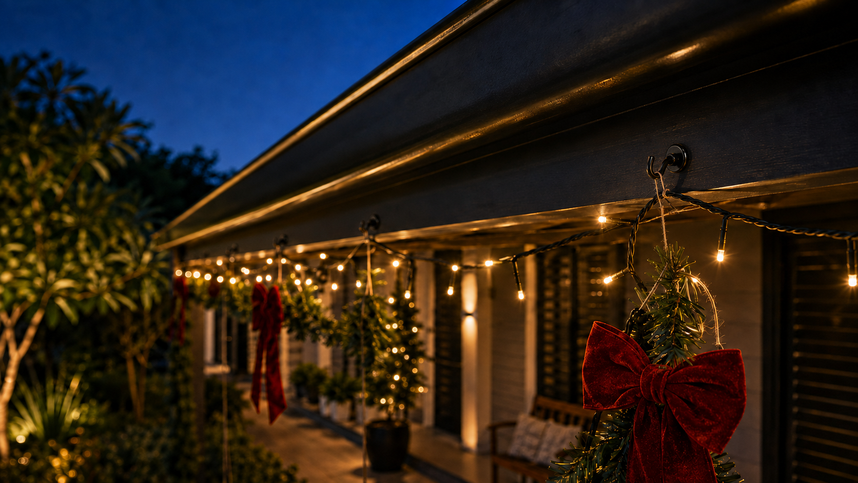 Why Magnetic Gutter Hooks Are a Christmas Decorating Game-Changer
