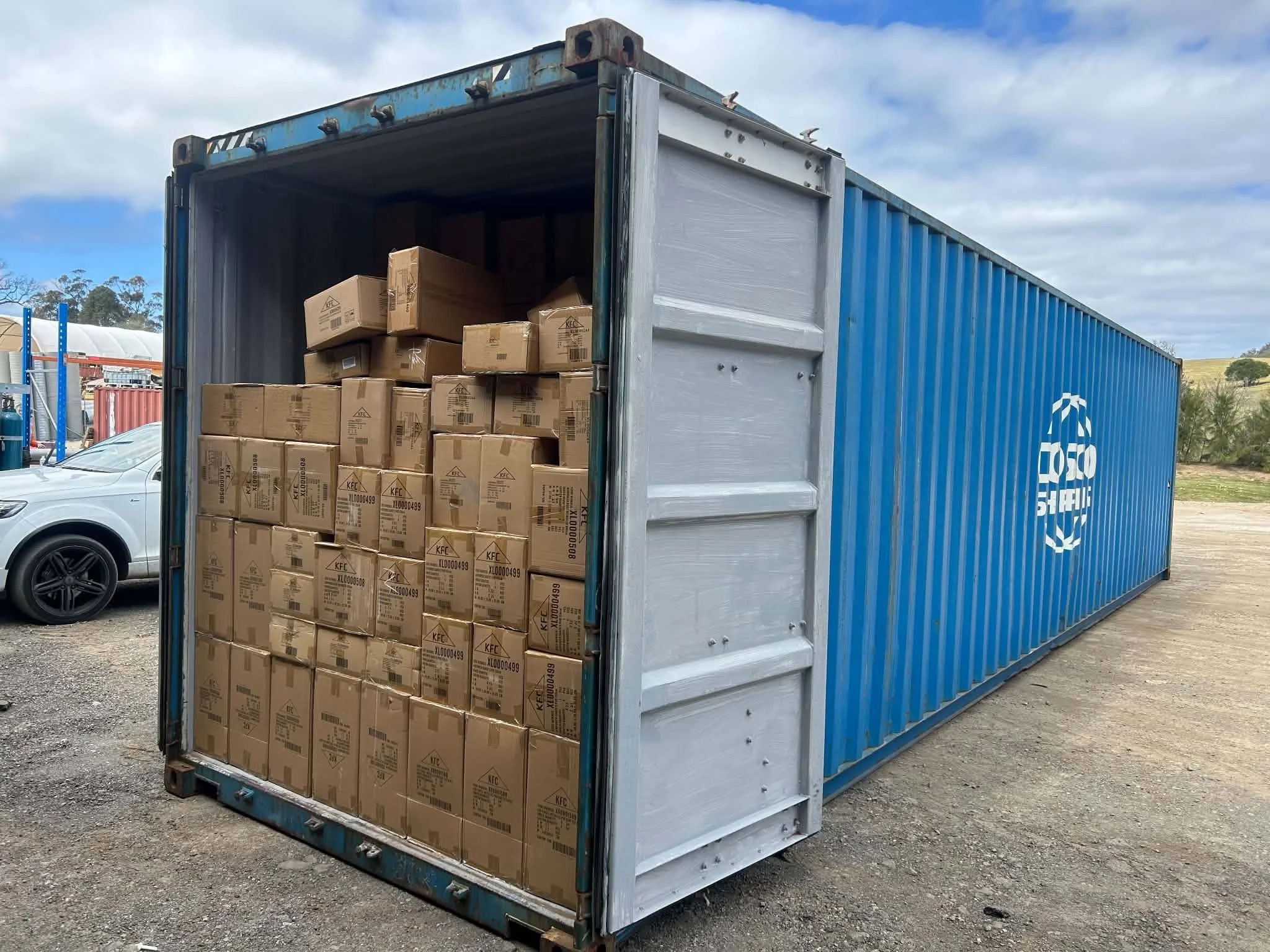 The First Container Has Landed 🎄