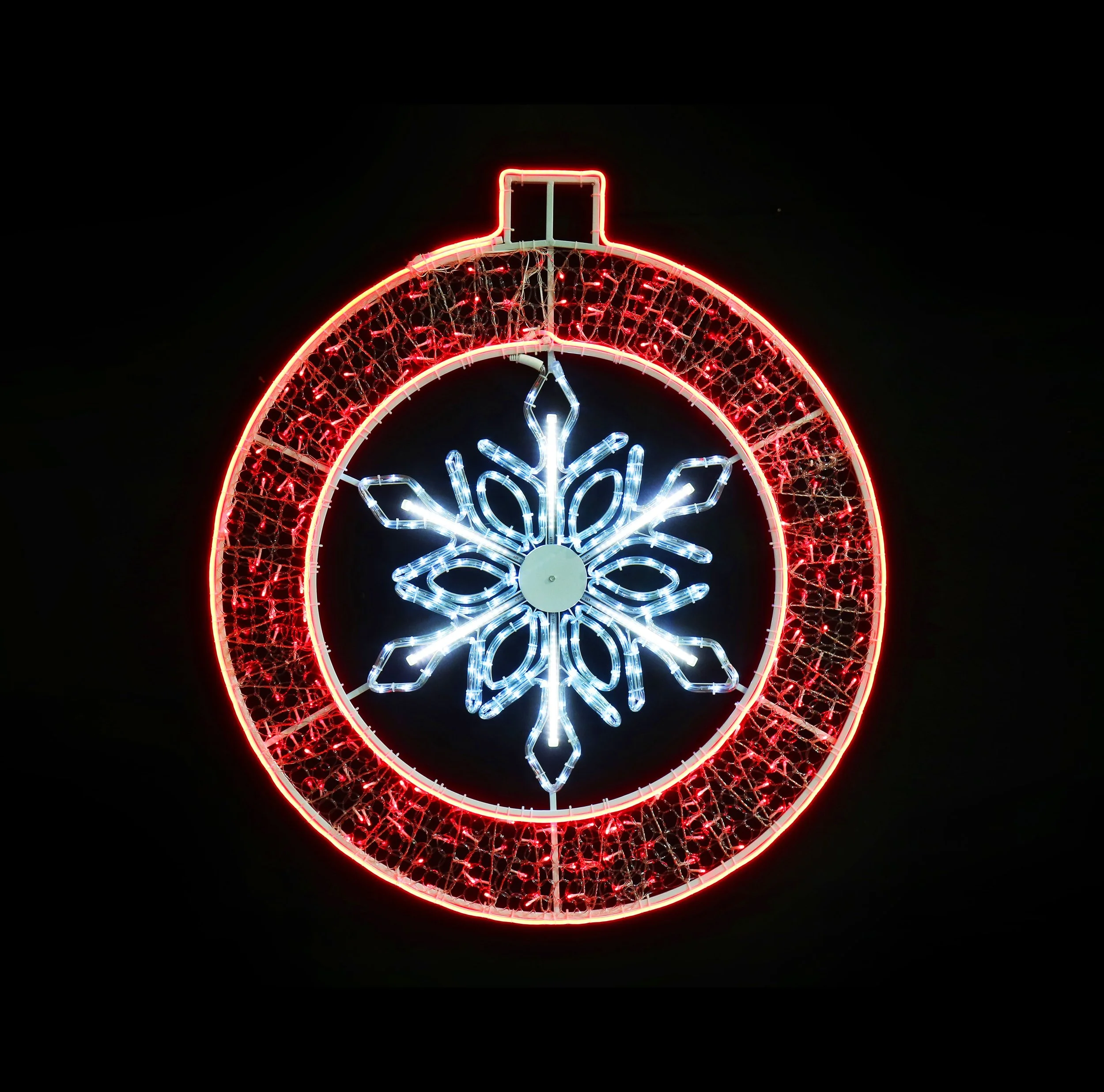 LED Neonflex Bauble Melting Snowflake