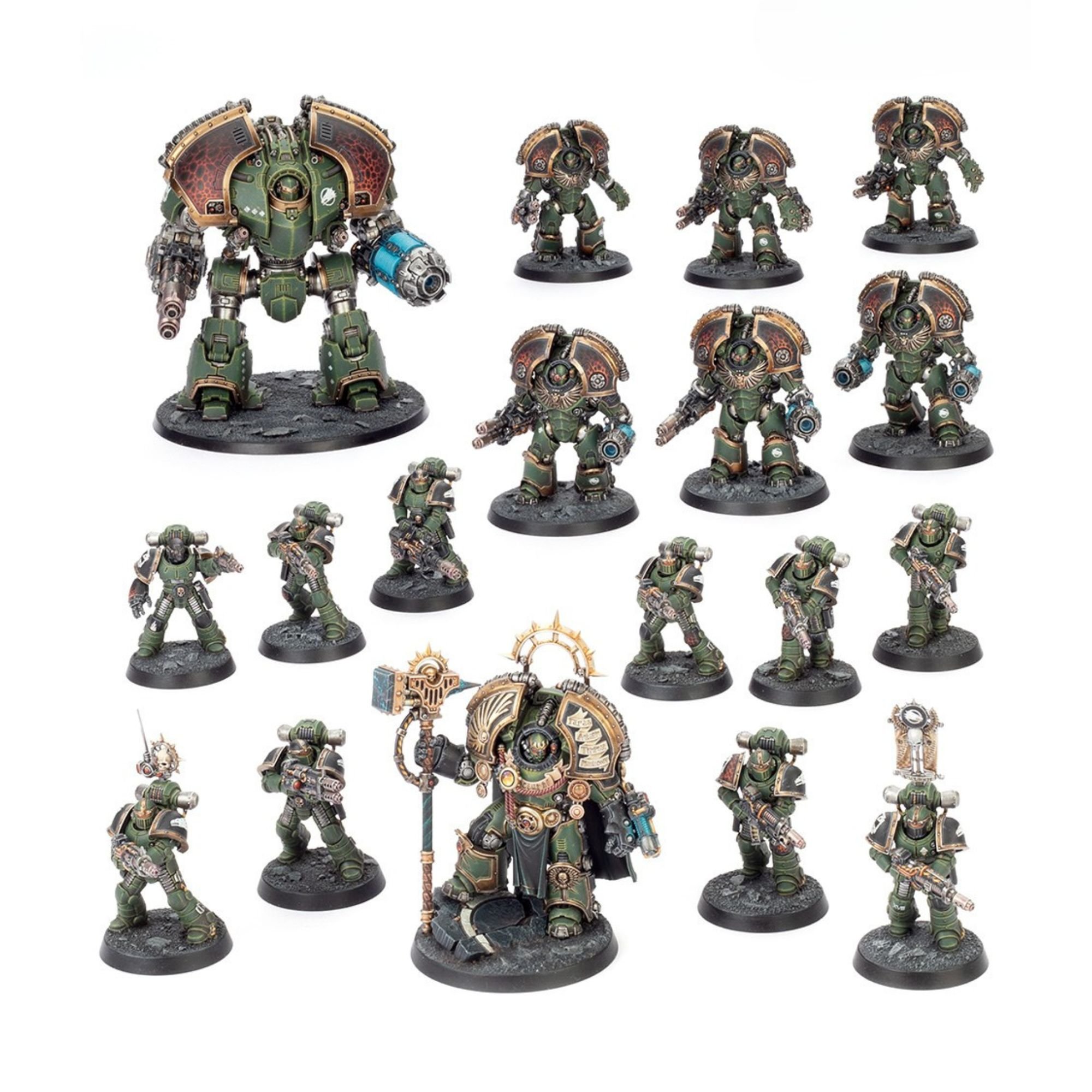 Saturnine Boxed Set – Warhammer: The Horus Heresy starter set with 50 miniatures, rulebook, tokens, templates, and faction decals