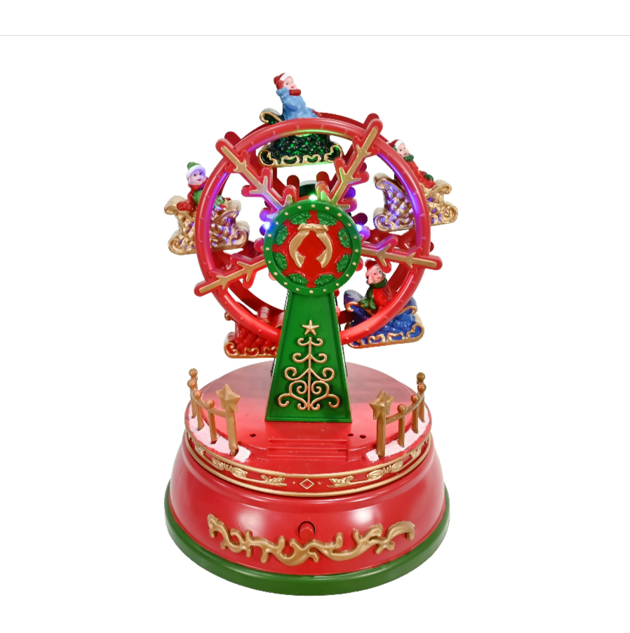 Battery Operated - LED Musical spinning Ferris Wheel