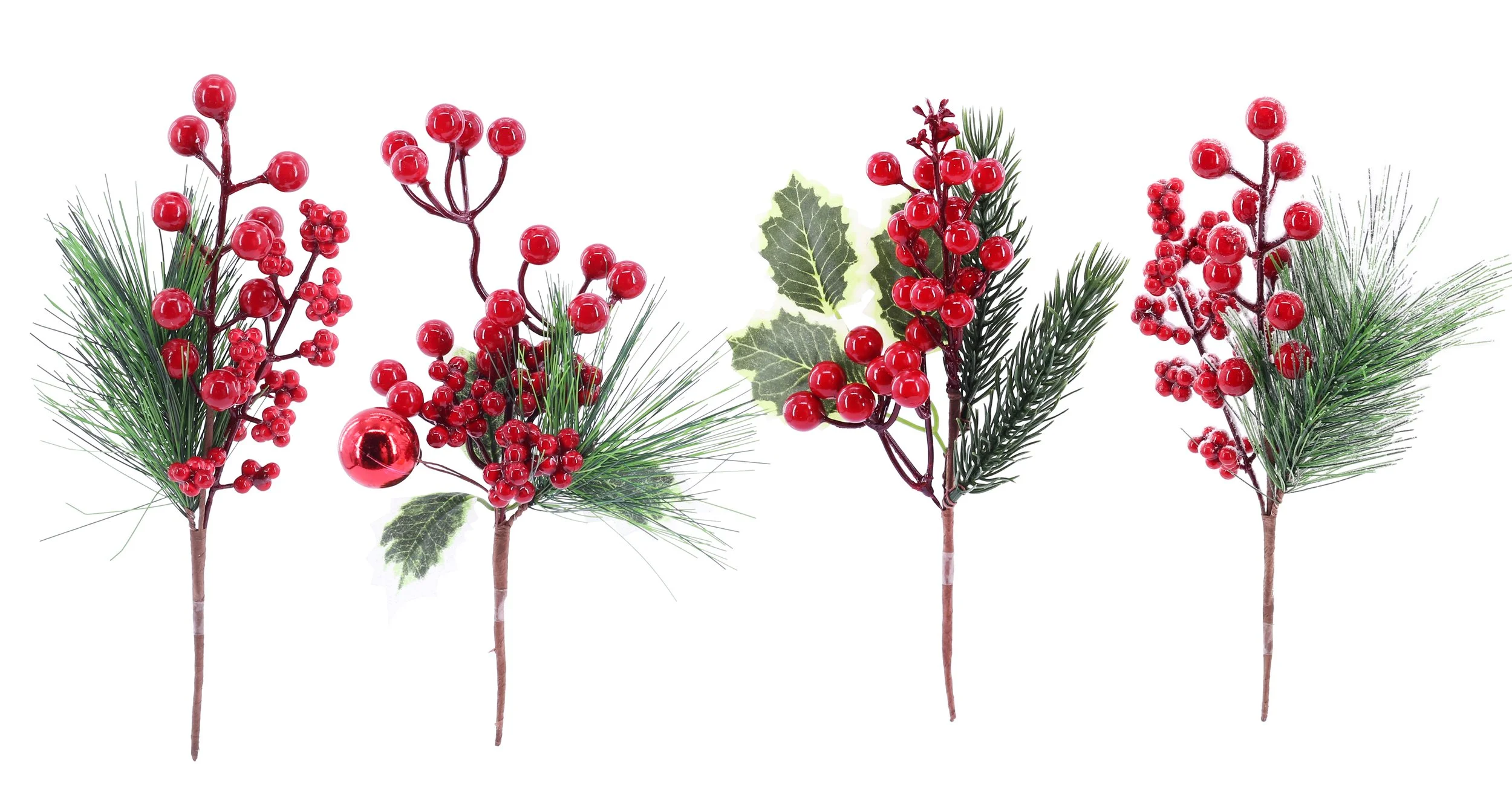 Pine Berry Pick 24cm Assorted