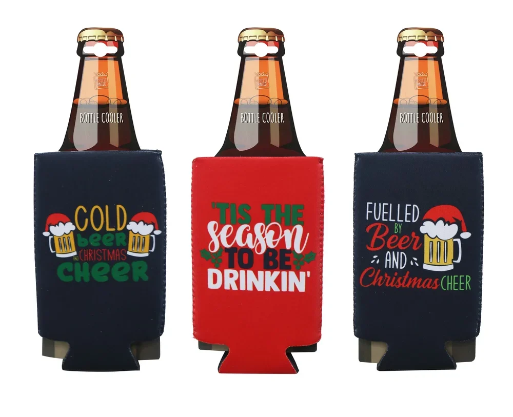 Christmas Bottle Cooler - 3 designs