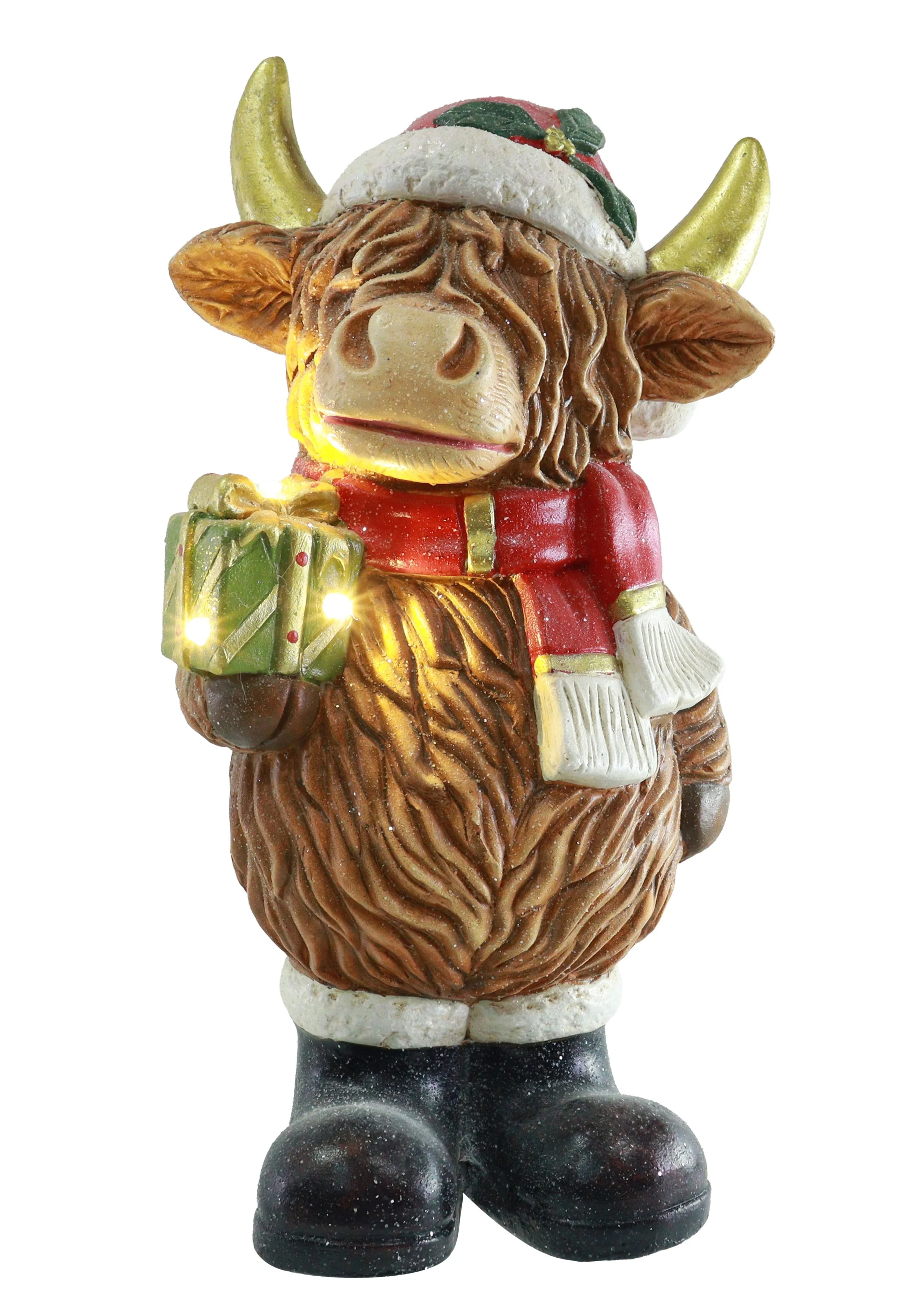 LED Resin Highland Cow