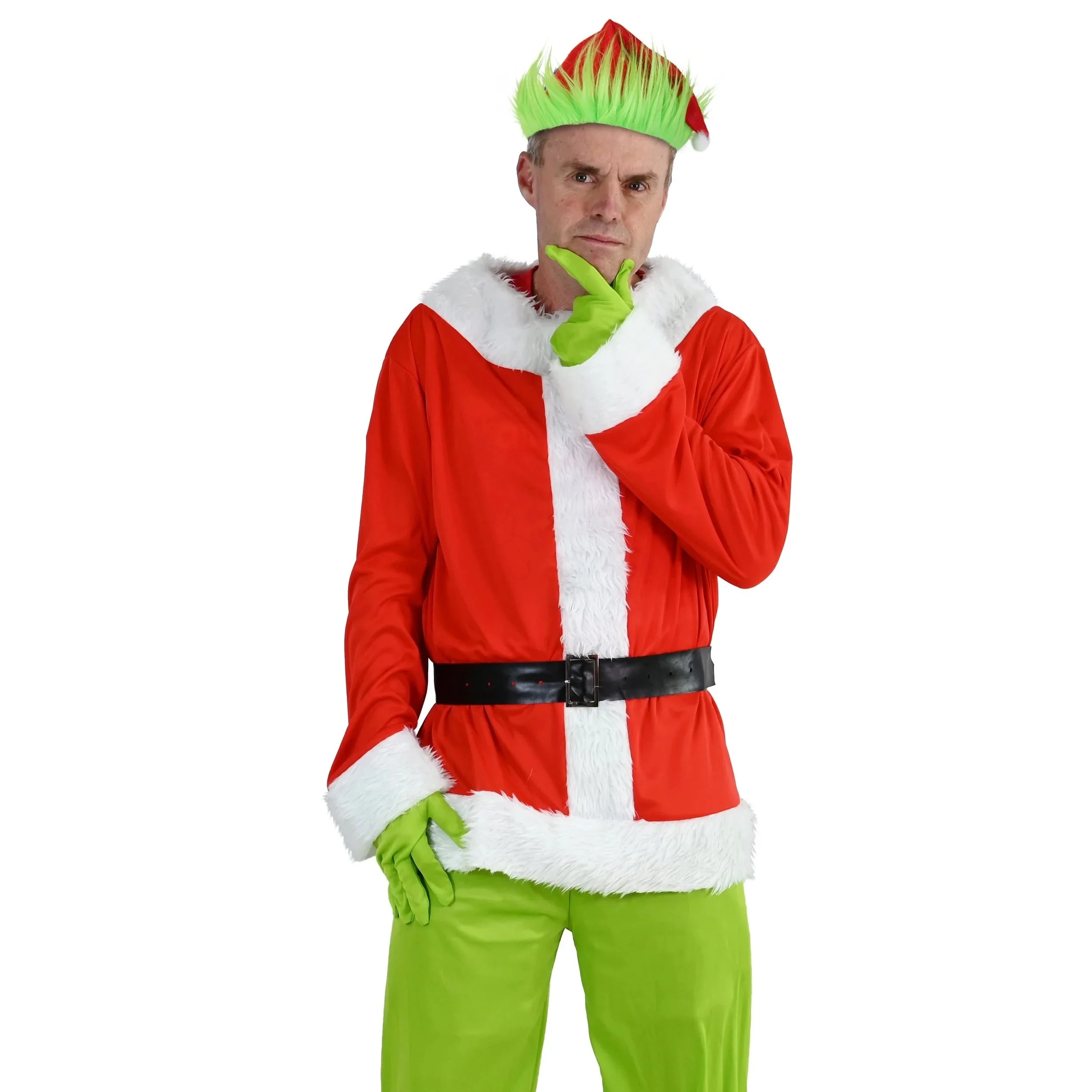 Mean Green Costume – Adults 8 Piece Set