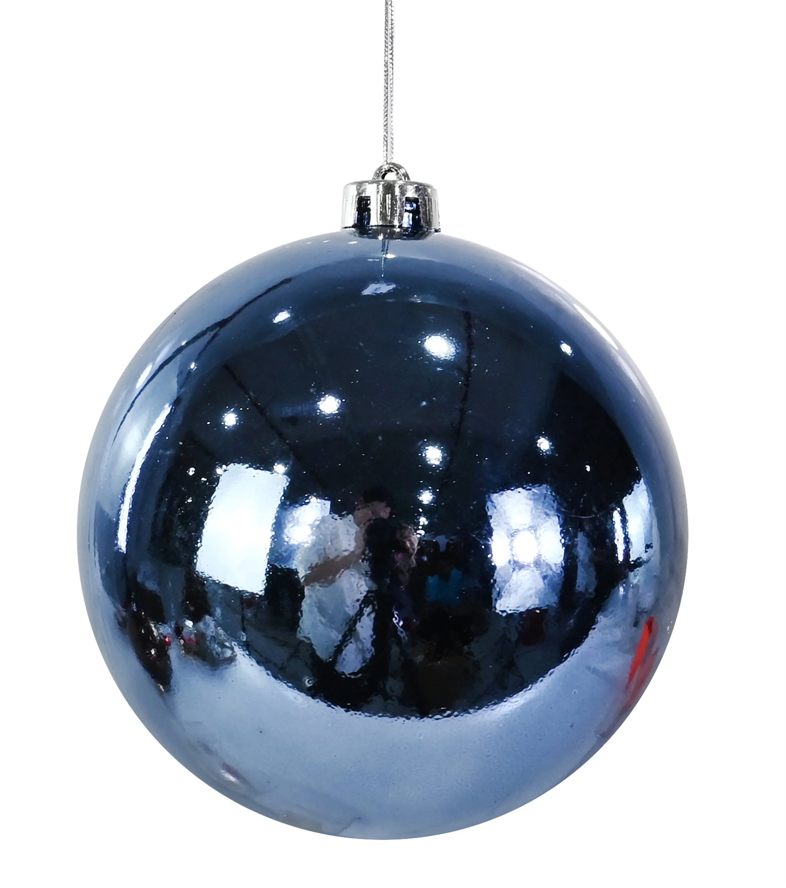 Bauble Shiny 15cm Blue