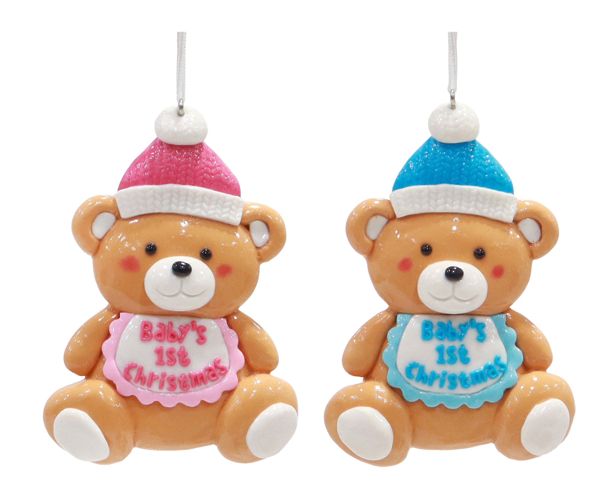 Hanging Baby's Christmas Teddy Assorted