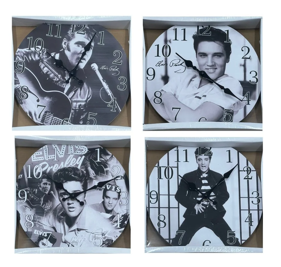 Elvis Presley MDF Wall Clock