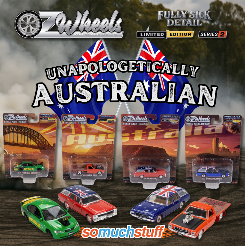 Australia Day FSD – 4 Car Complete Set (Connected Card Art)