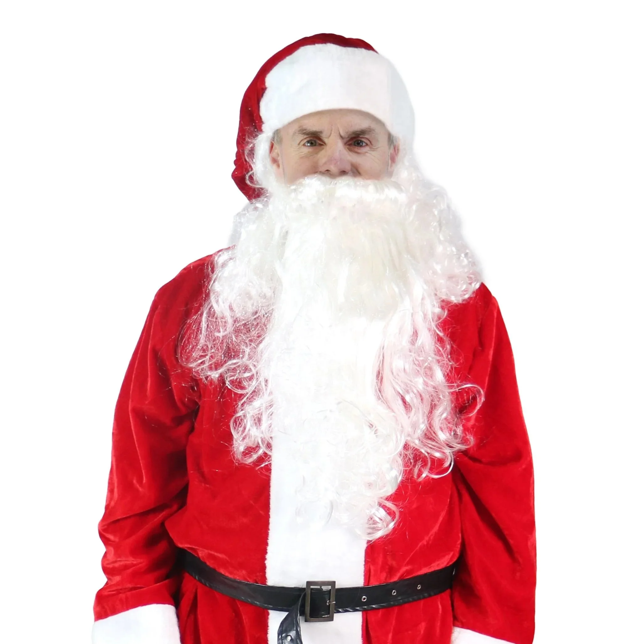Deluxe Plush Santa Suit – 9 Piece Set