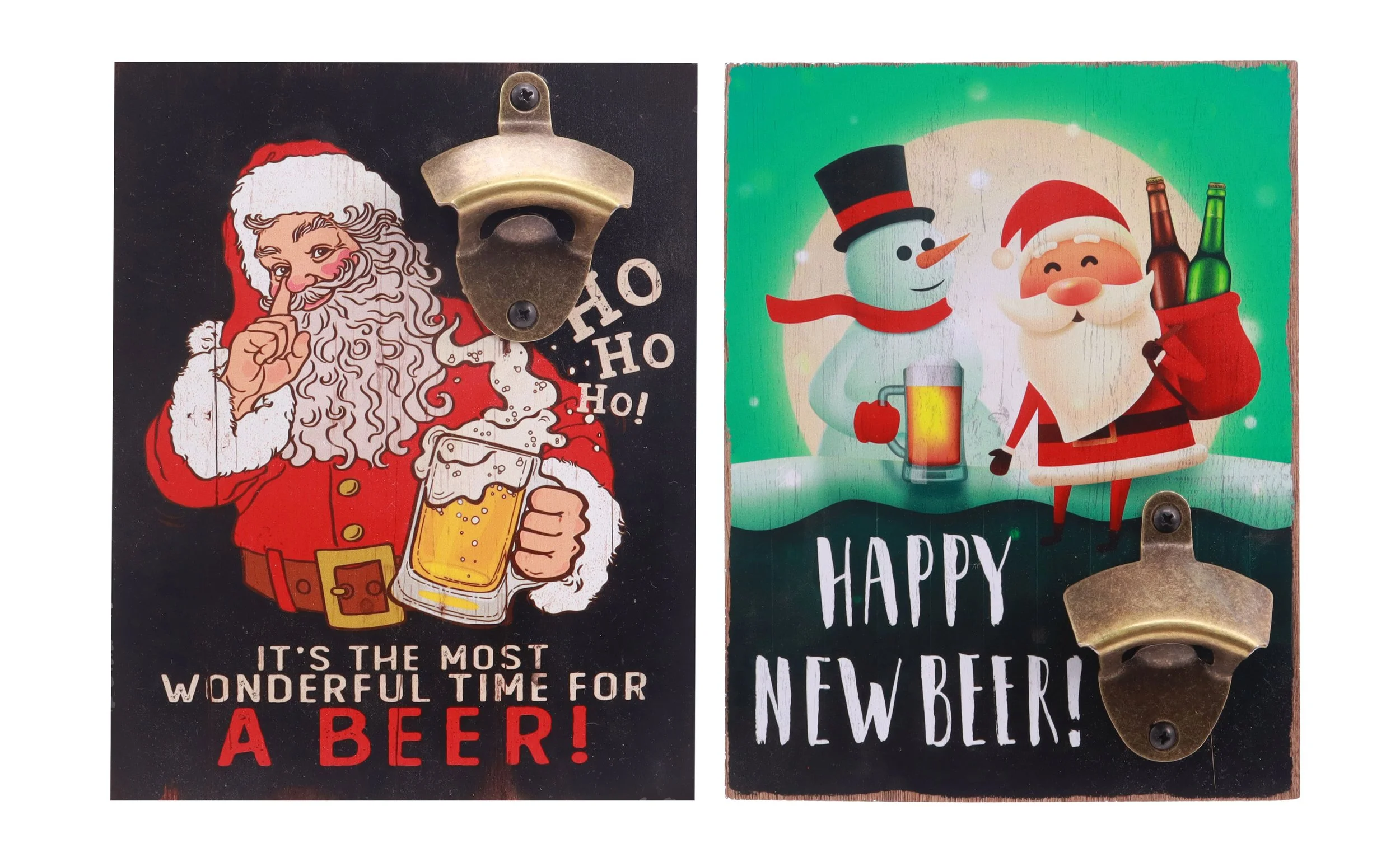 Christmas Beer Opener Sign Assorted