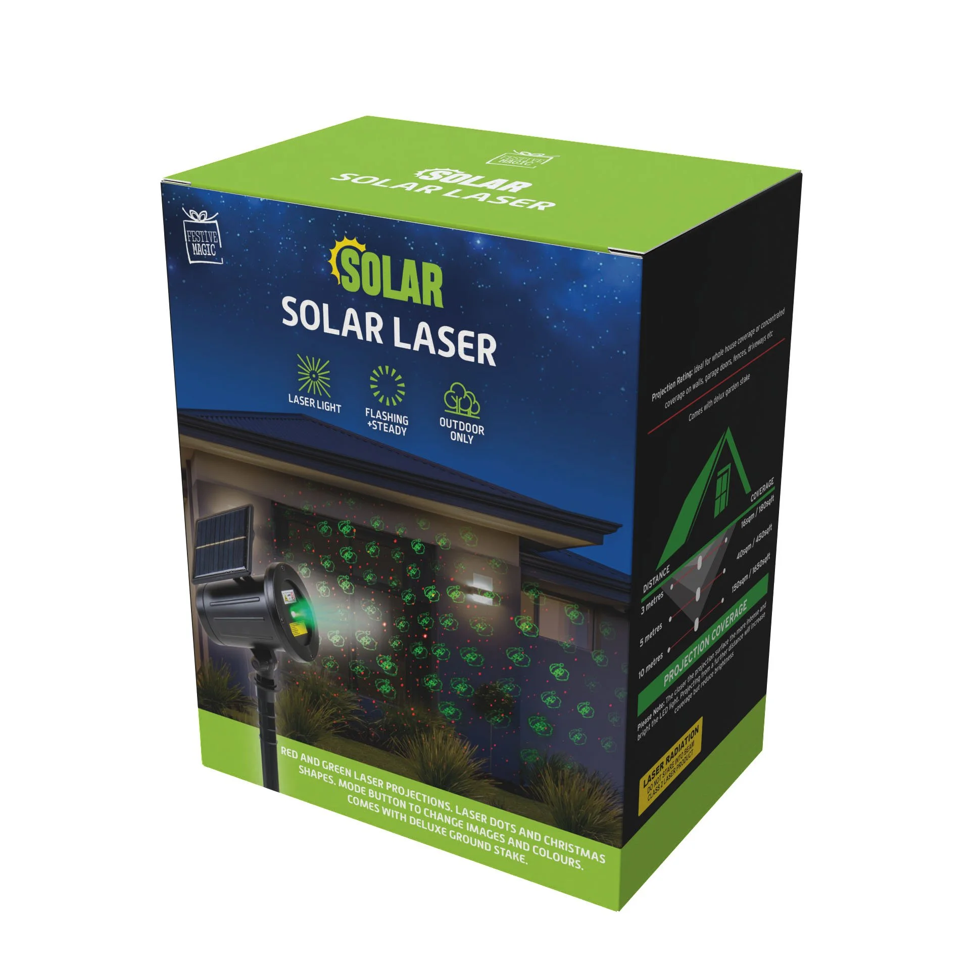 Solar Laser Red-Green