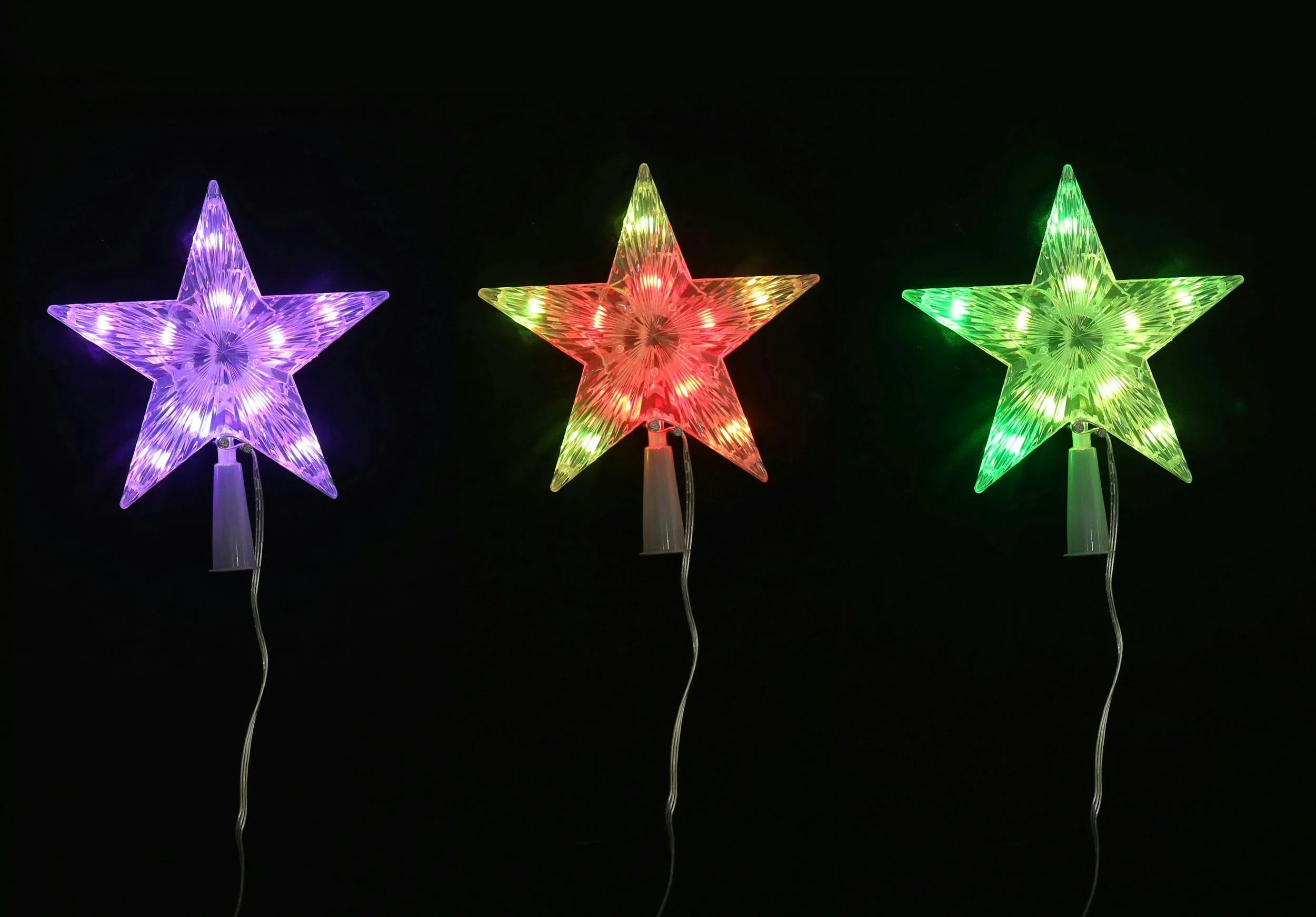 Remote Control USB LED Lightshow Star Topper - 19cm