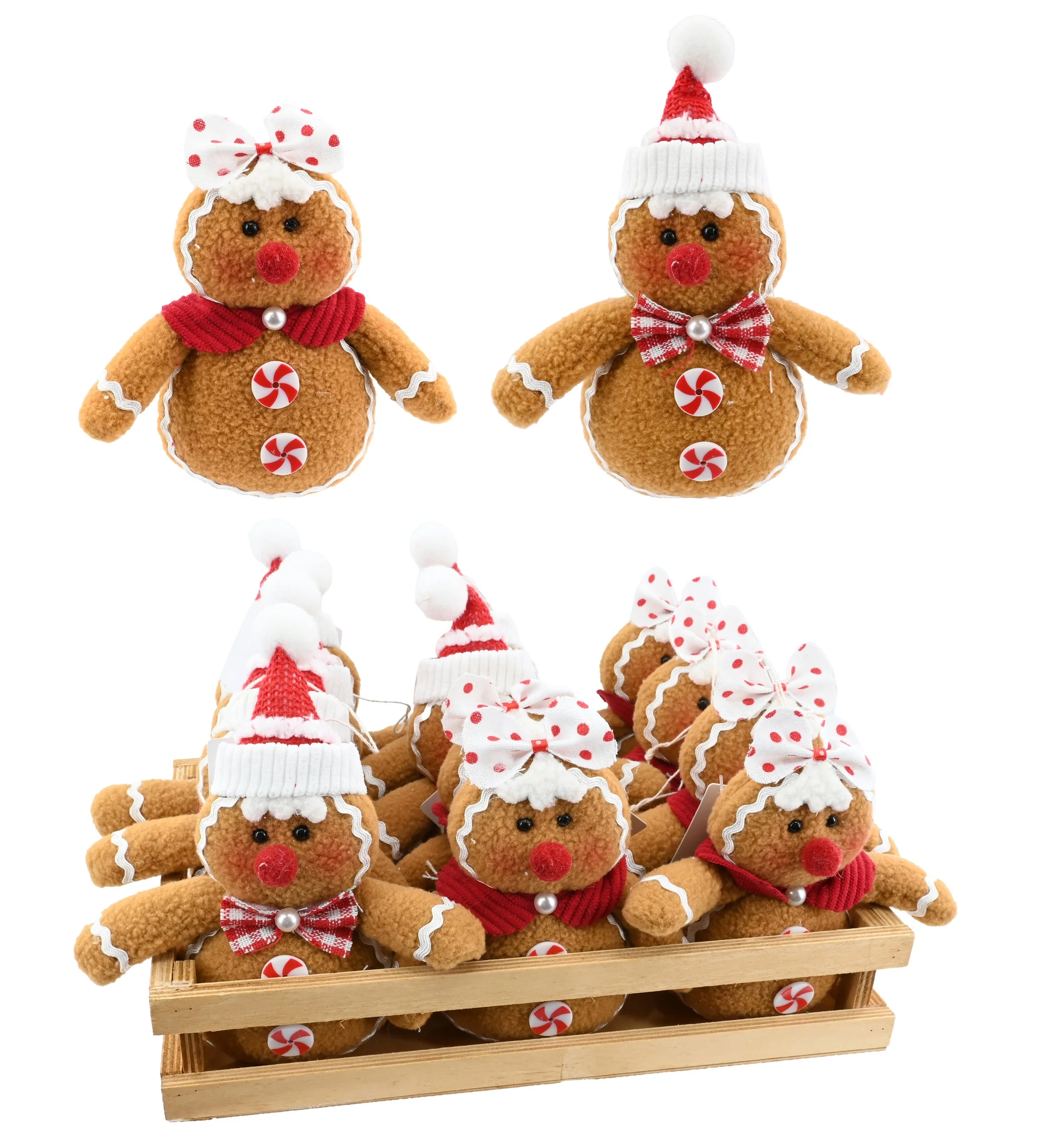 Gingerbread Mini Figurine Baking Tray Assorted