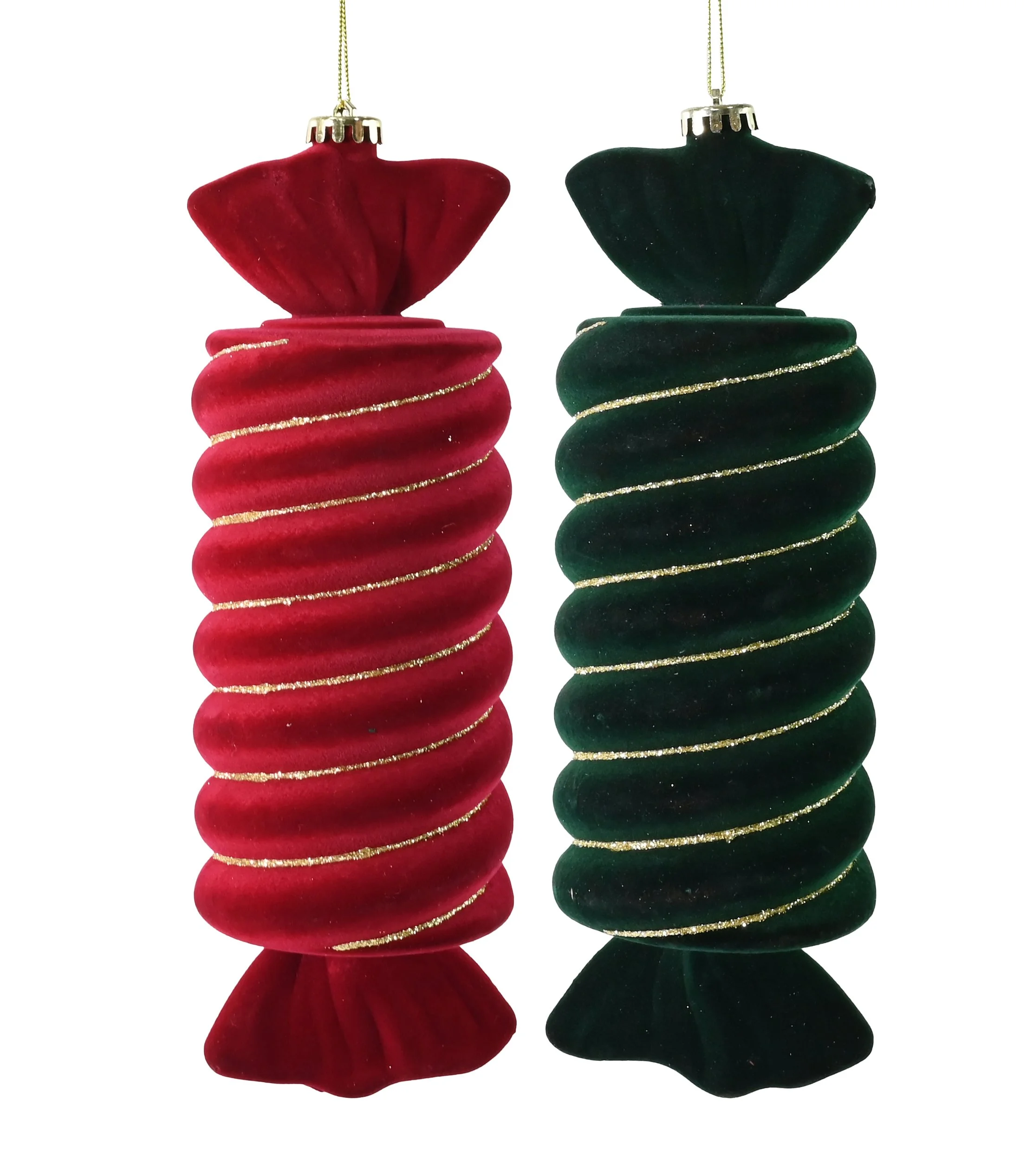 Hanging Flocked Candy Assorted