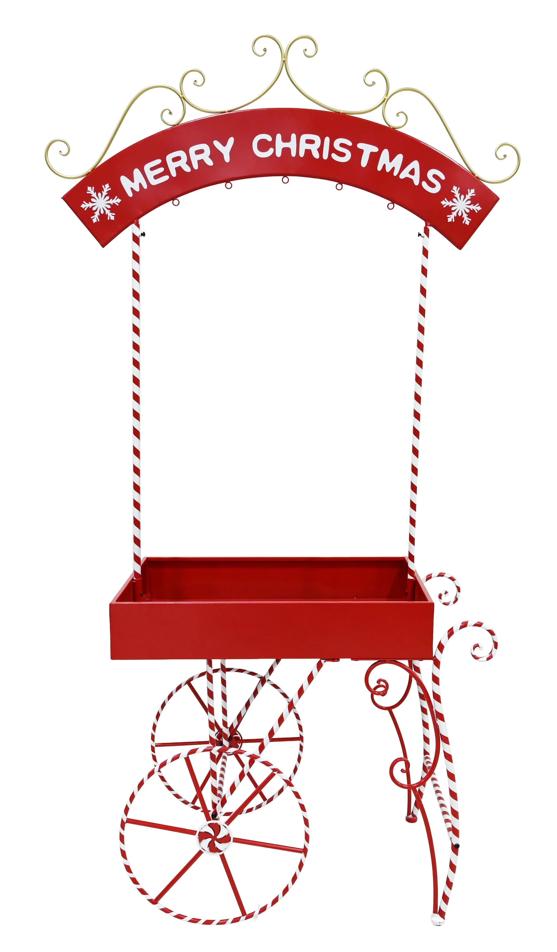 Merry Christmas Metal Stall 190cm