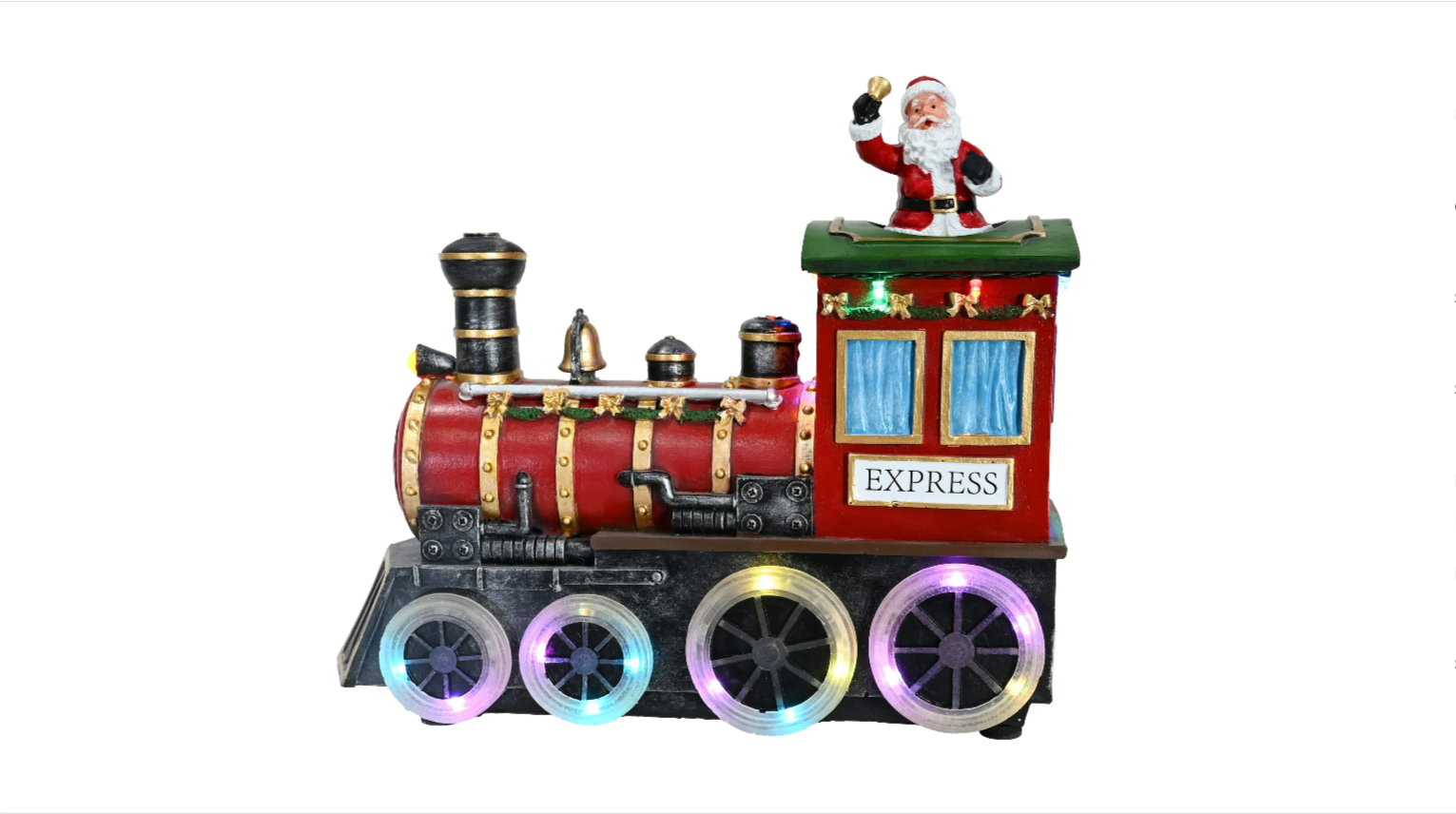 USB - LED Musical Santa Train Real Sound Flashing lights