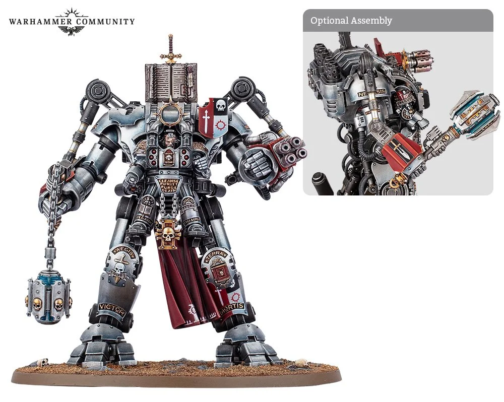 Warhammer 40K Sanctic Conclave Battleforce box with Grey Knights Dreadknight, Terminators, Paladins and Strike Squads