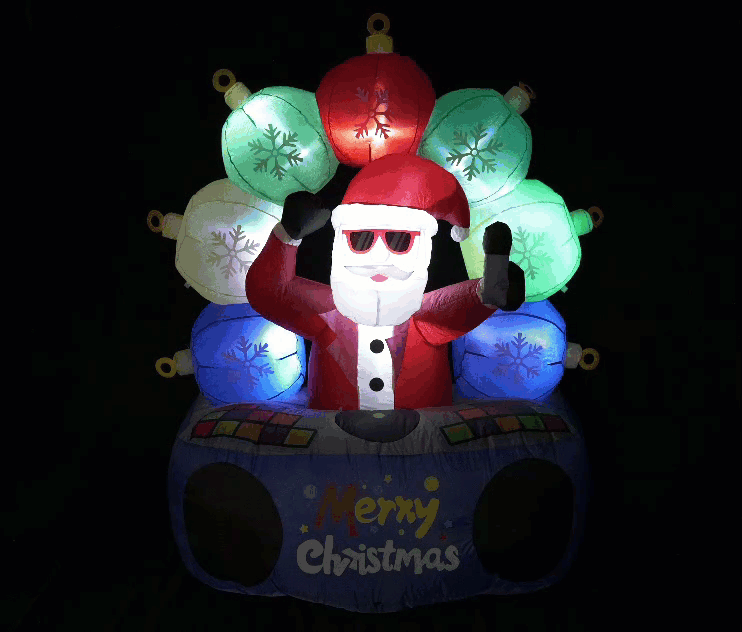 Airpower DJ Santa with Music – 1.8m