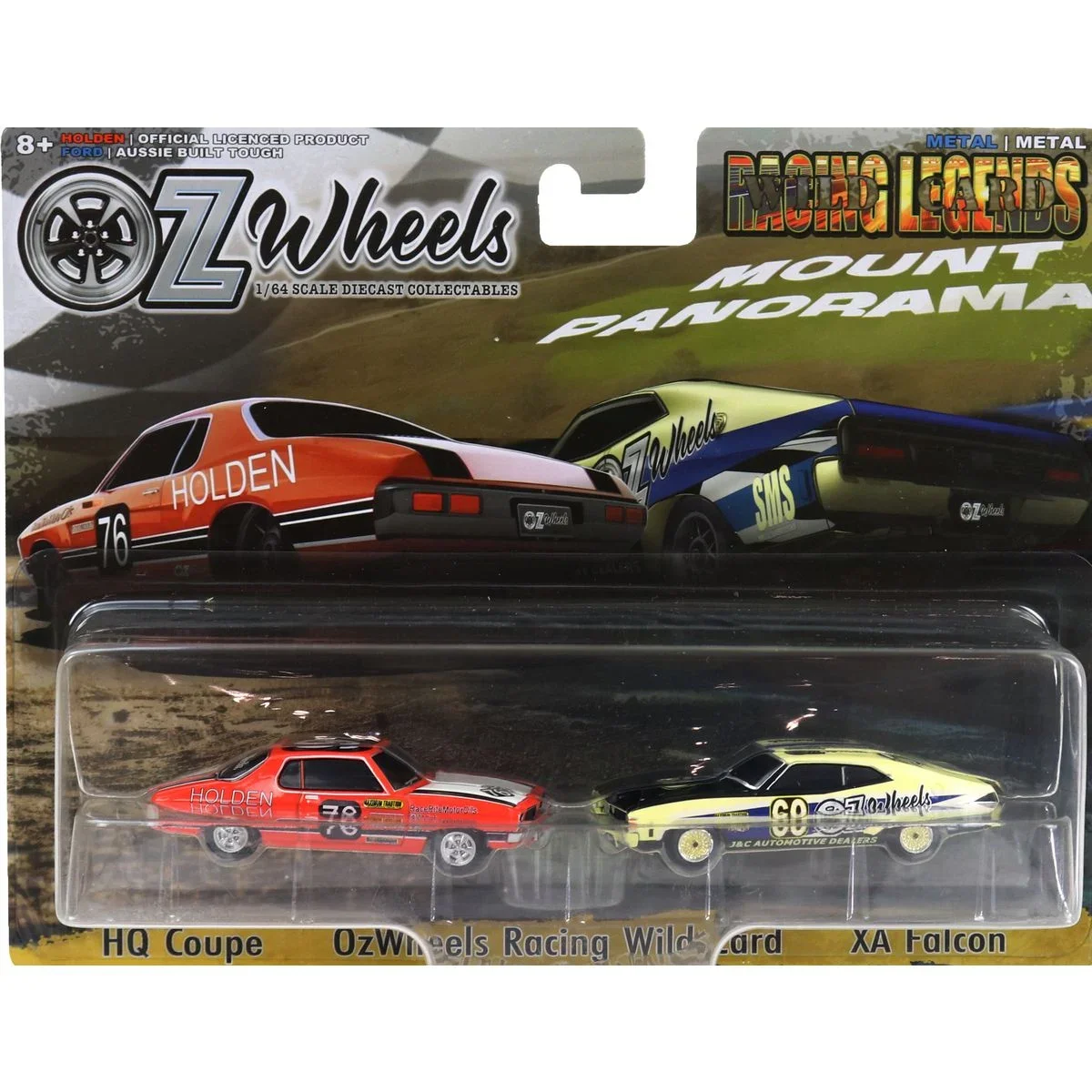 Oz Wheels 1:64 Twin Pack – HQ & XA Coupe Race Cars