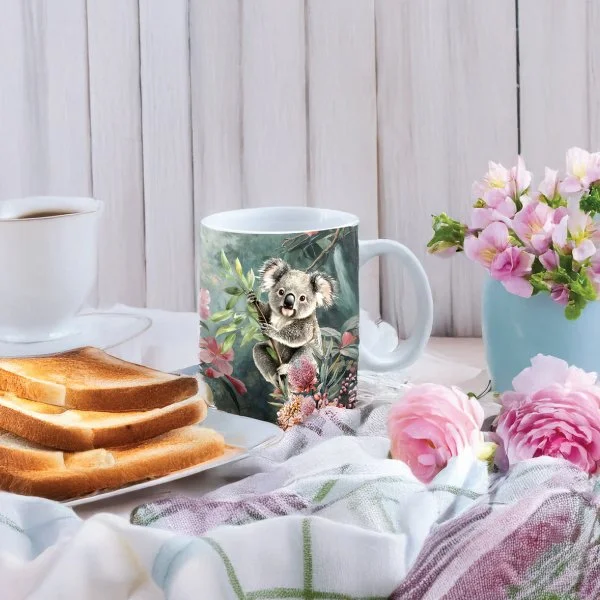 Midnight Australiana Ceramic Mug in Gift Box