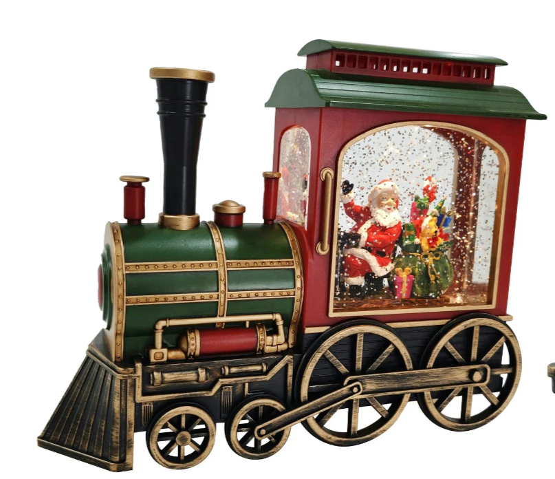 Glitter Swirl Musical Train with Carriage - USB