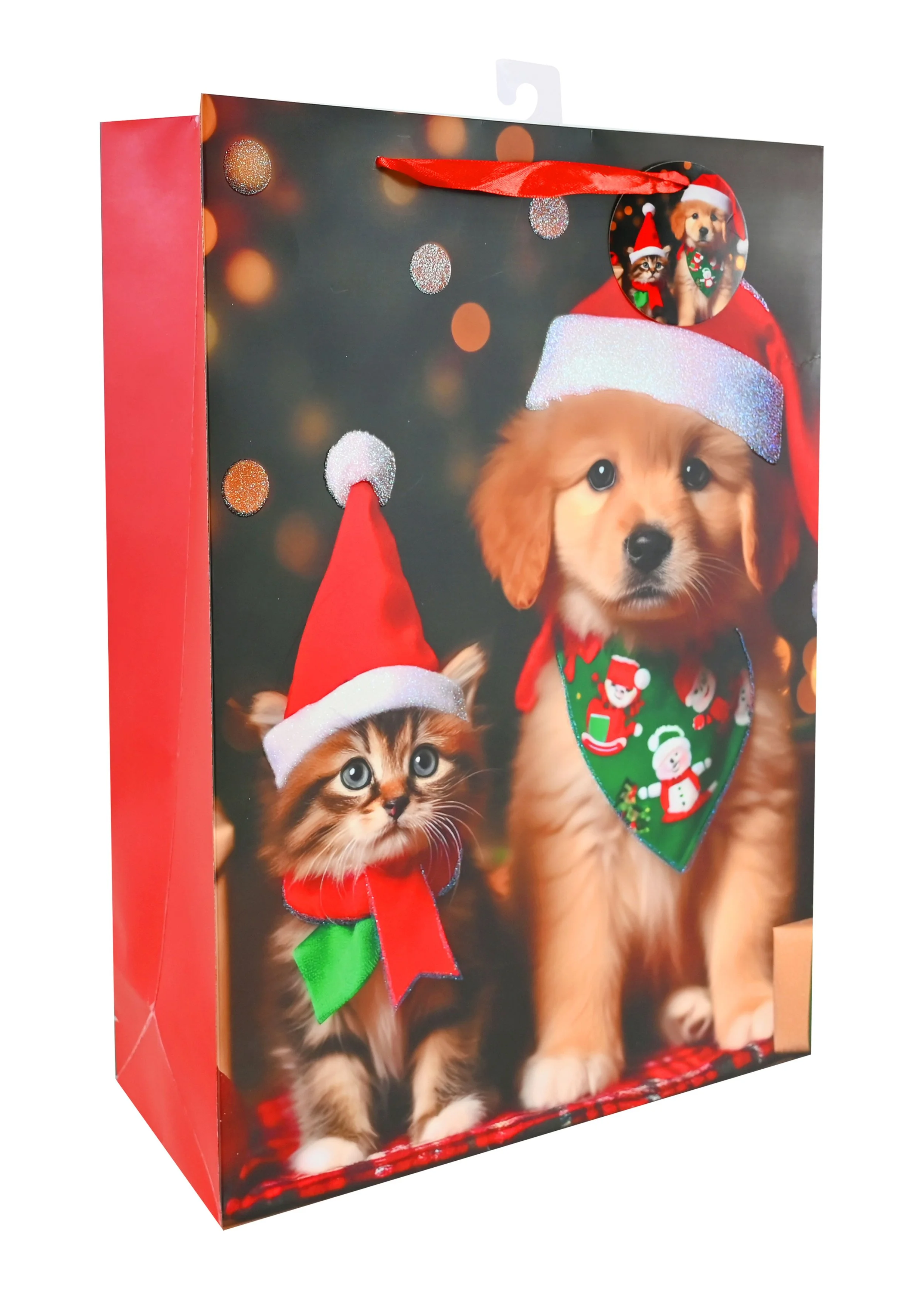Gift Bag XL Best Pet Friends Glitter Assorted