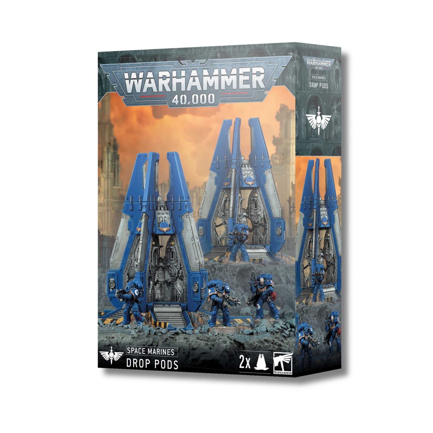 Drop Pods (2-Pack) – Space Marine Rapid Insertion Craft