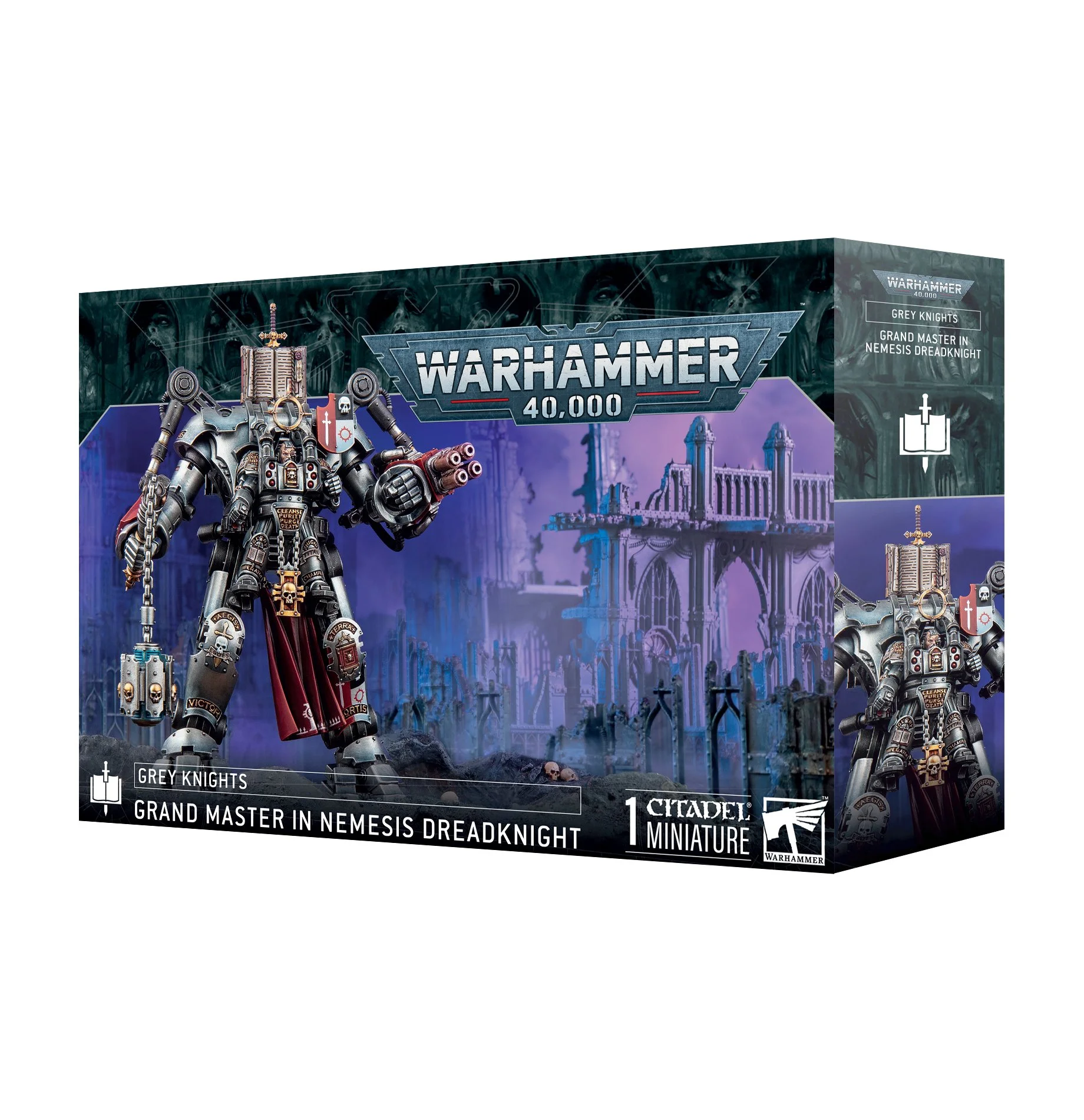 Grey Knights: Grand Master in Nemesis Dreadknight miniature kit