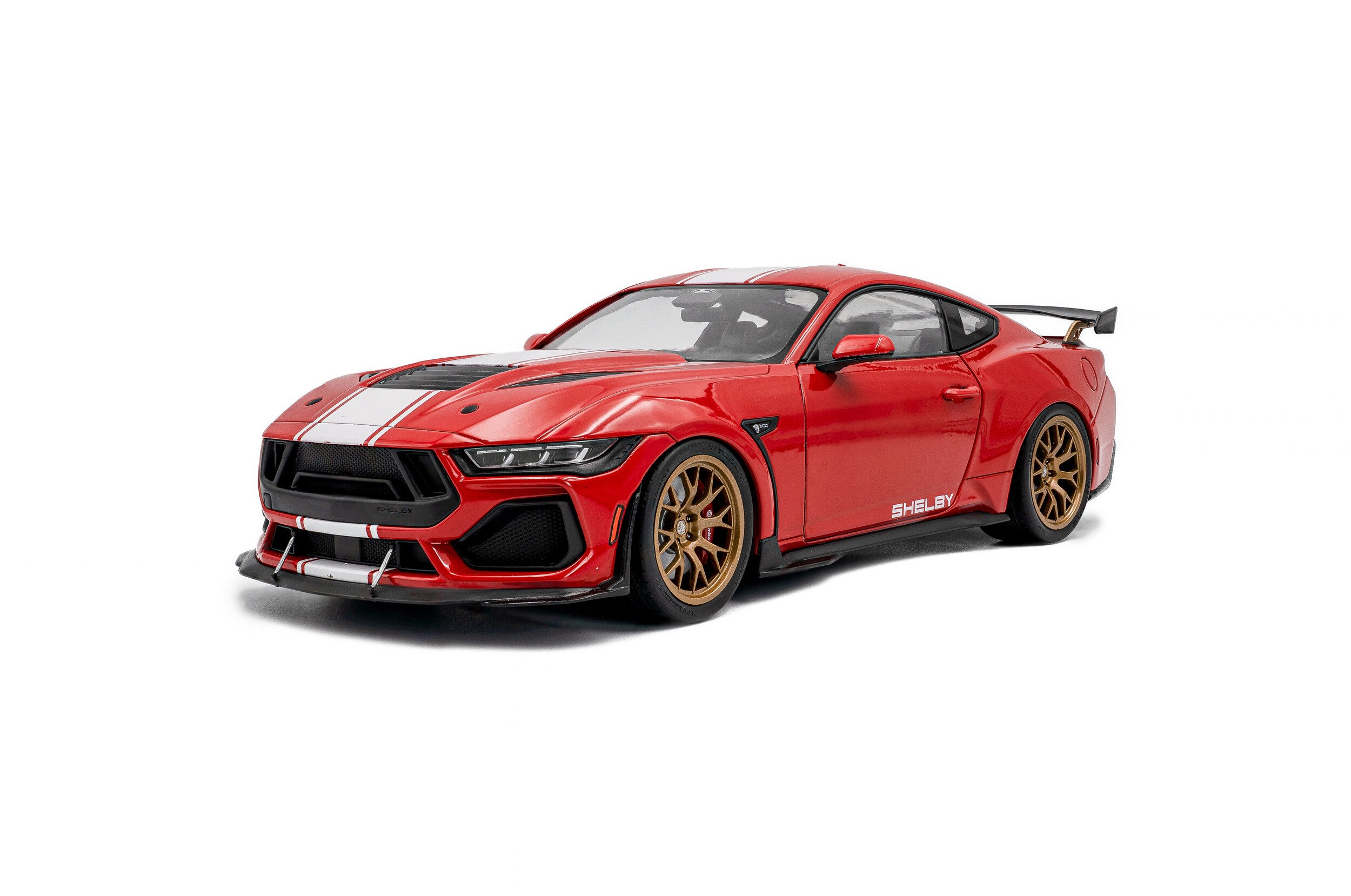 Shelby Mustang Super Snake 2025 Race Red – Solido 1:18 Diecast Model