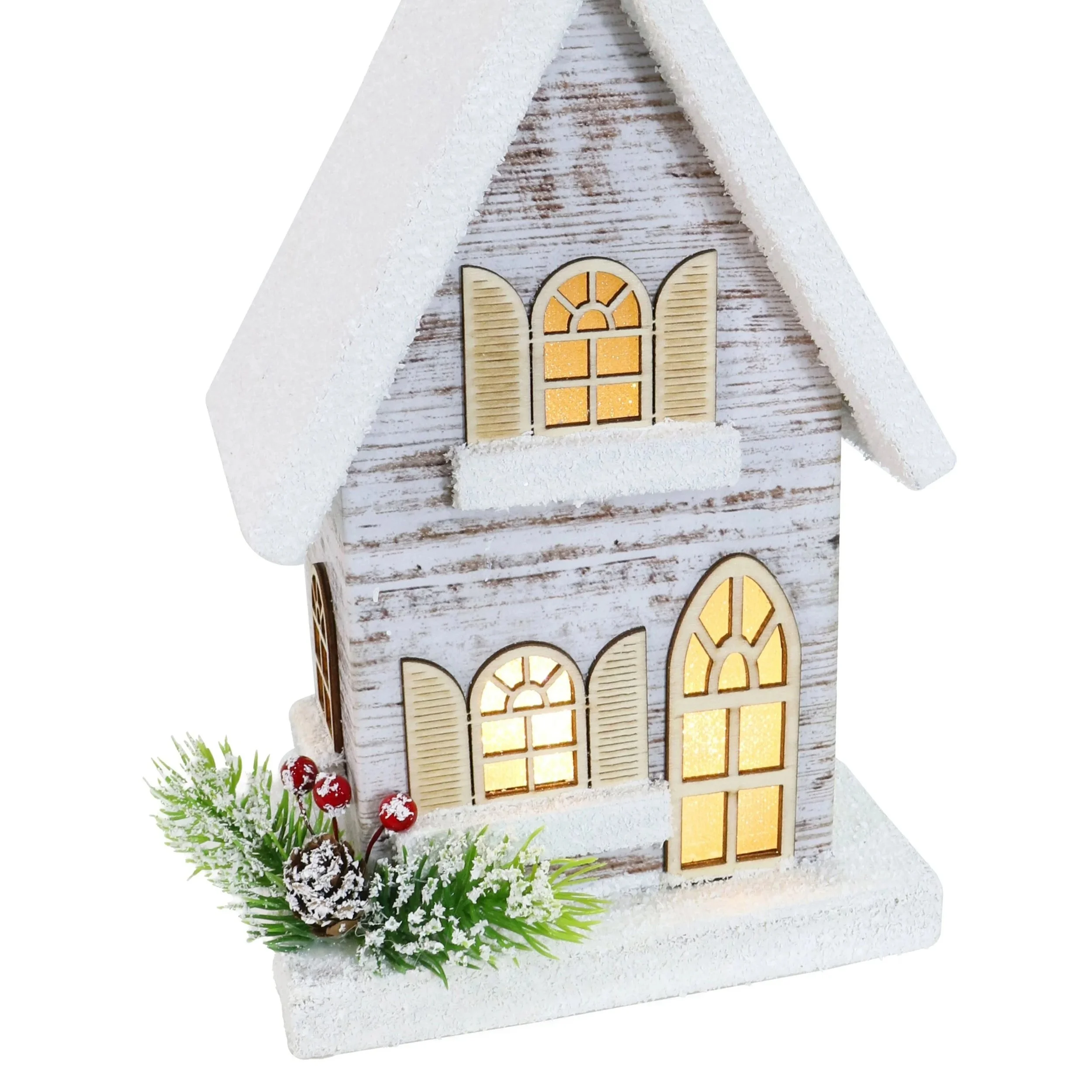 LED Paper Board Snowy House