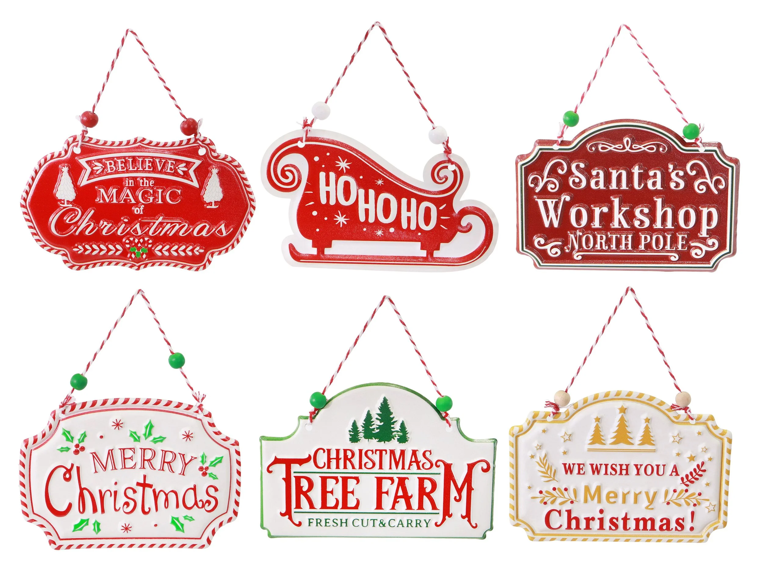 Hanging Metal Mini Sign Assorted