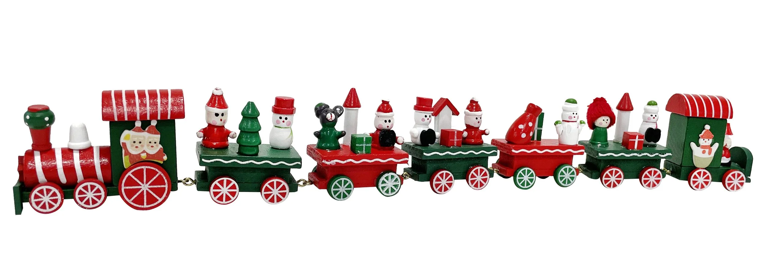 Table Decoration Train 7 Carriages 41cm