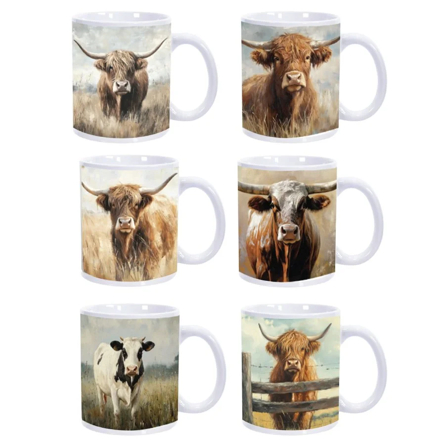 Highland Farm Ceramic Mug with Gift Box