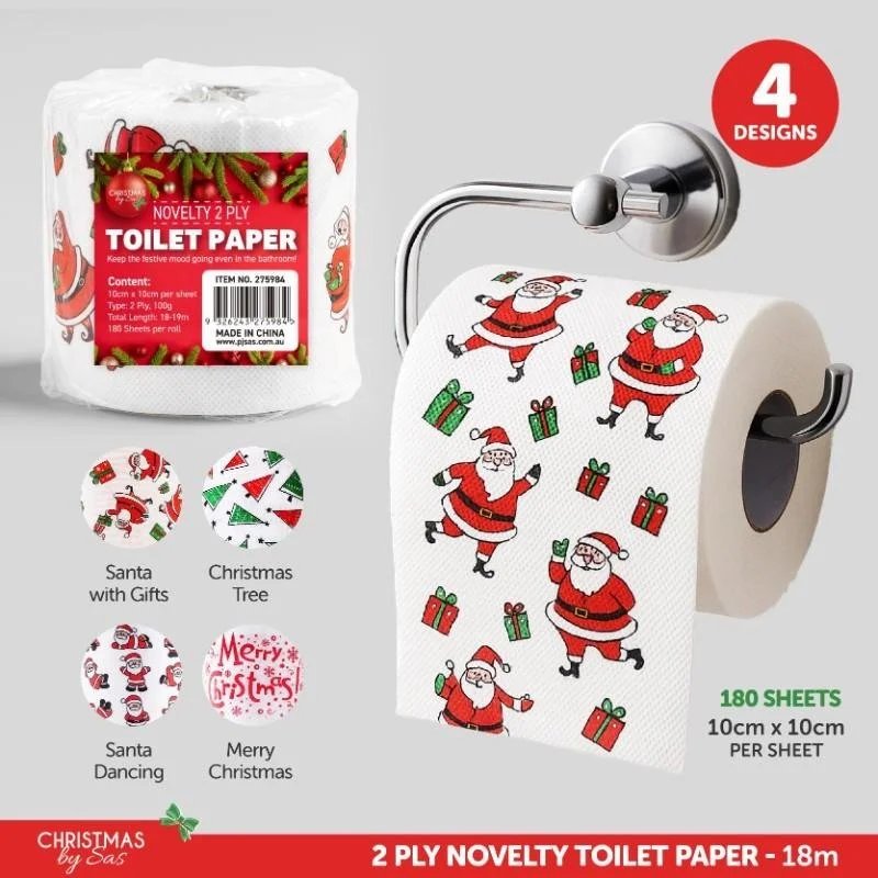 Holiday Cheer Novelty Toilet Paper