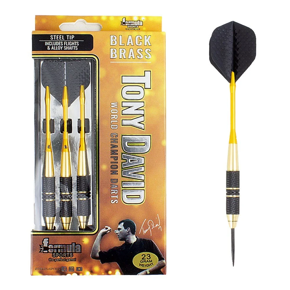 Tony David Black Brass Darts - 21g