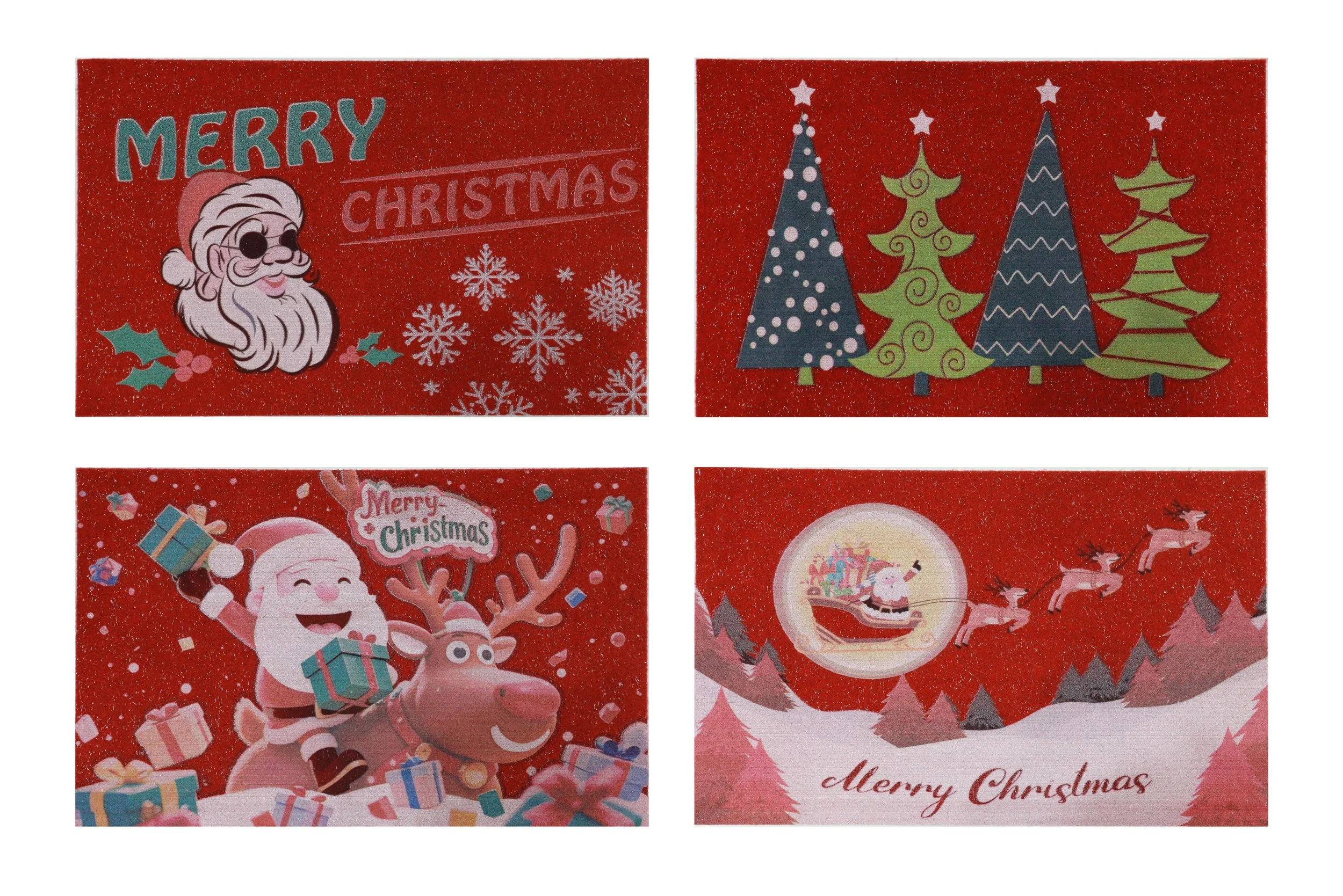 Christmas Doormat 76 x 43cm Assorted