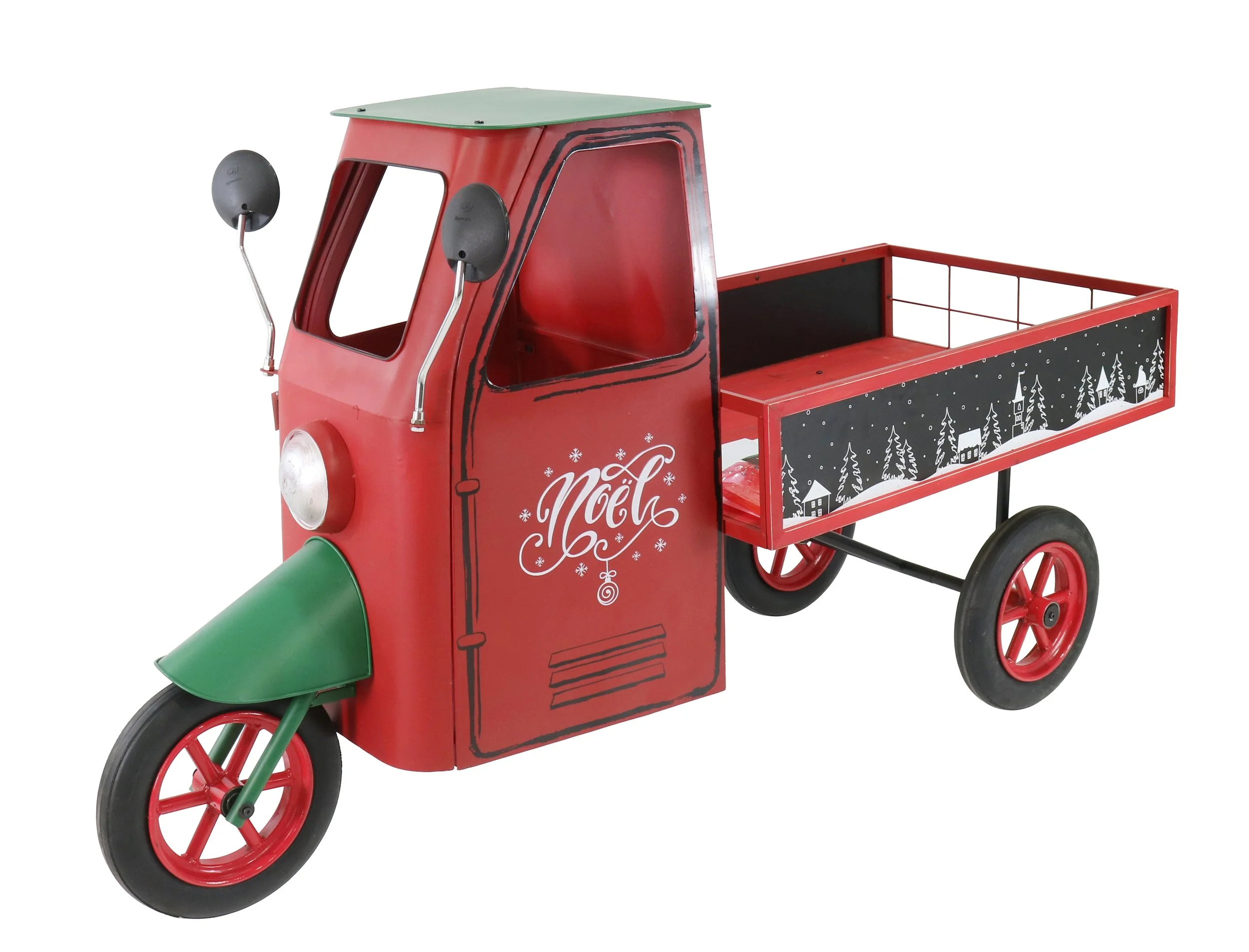 Christmas Floral Market Cart