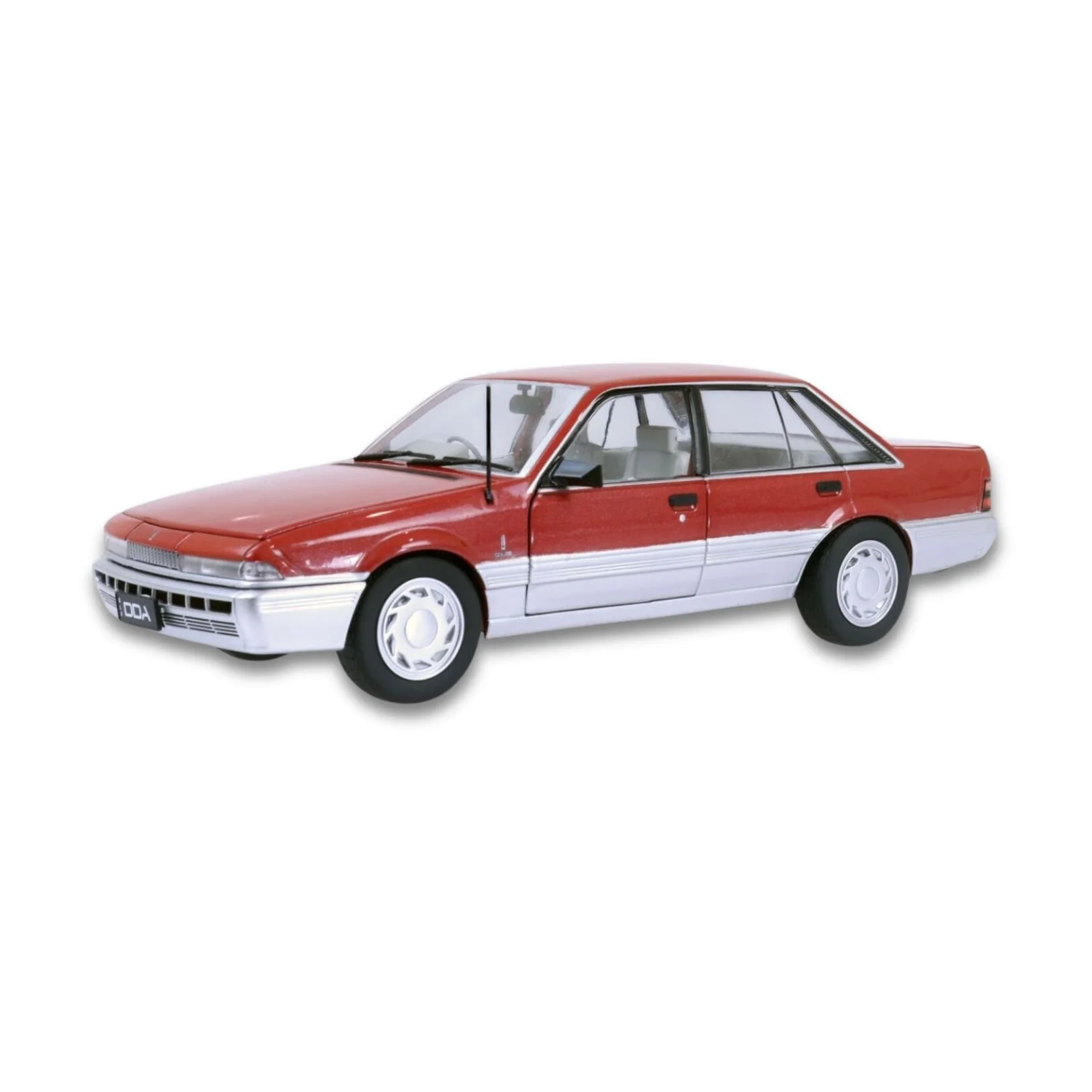 1:24 Holden VL Calais model car – Red & Silver two-tone – DDA Collectables