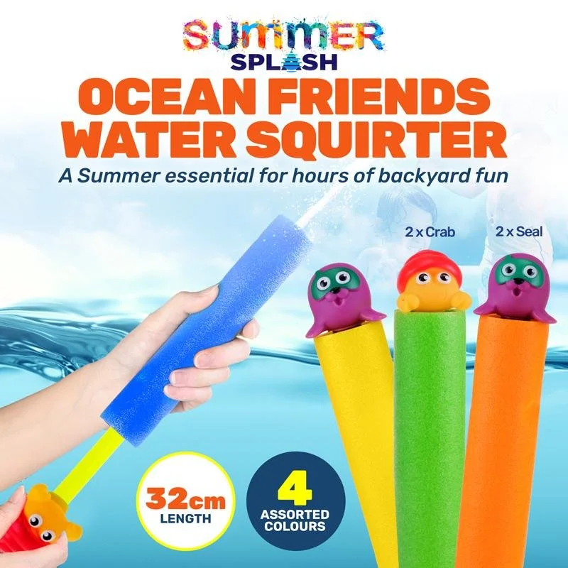 Ocean Friends Water Squirter - Seal & Crab