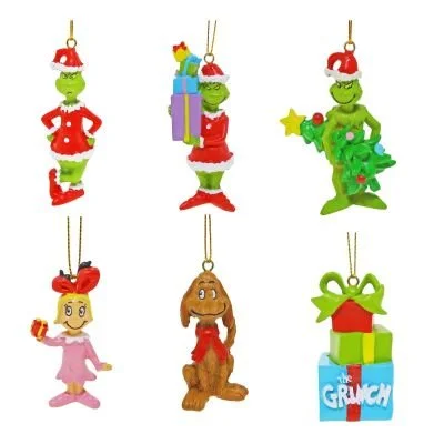 Grinch Christmas Hanging Resin Tree Ornaments