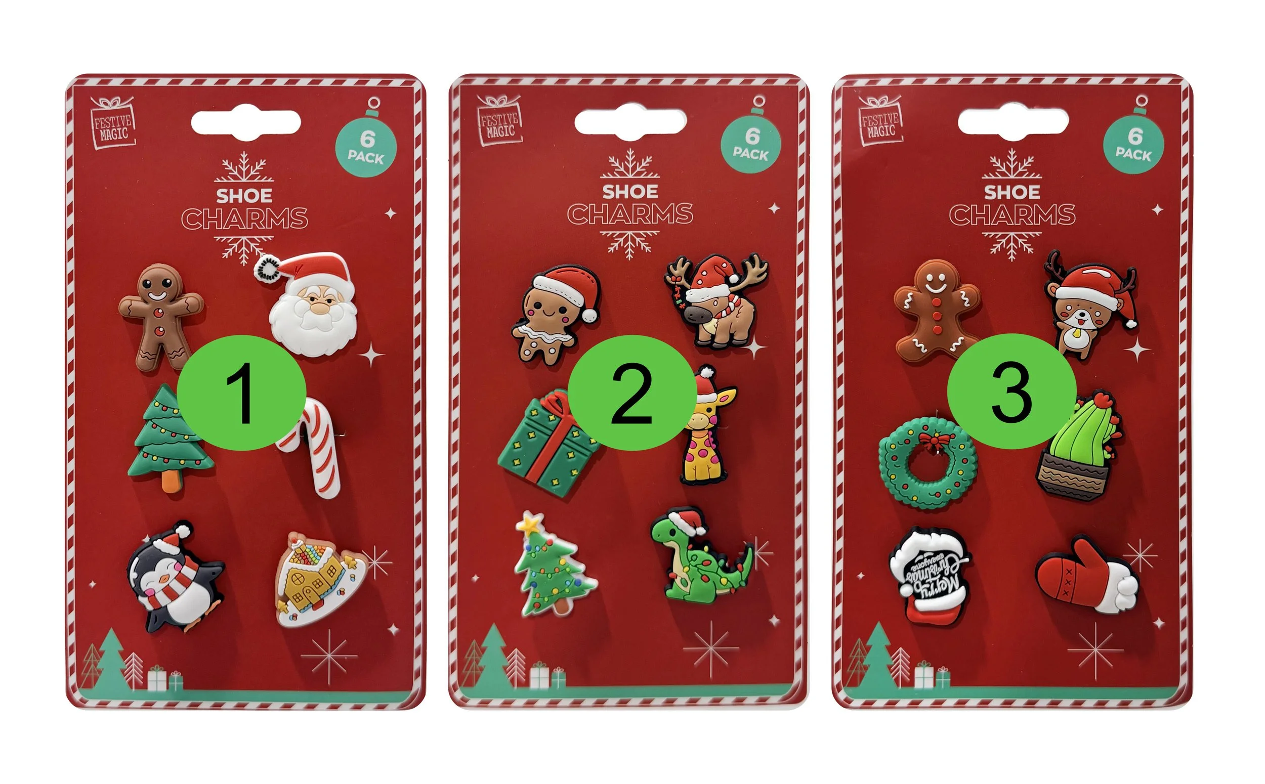 Christmas Shoe Charms