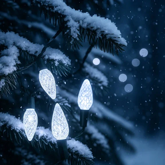 C6 Pinecone 200 LED Connectable String Lights
